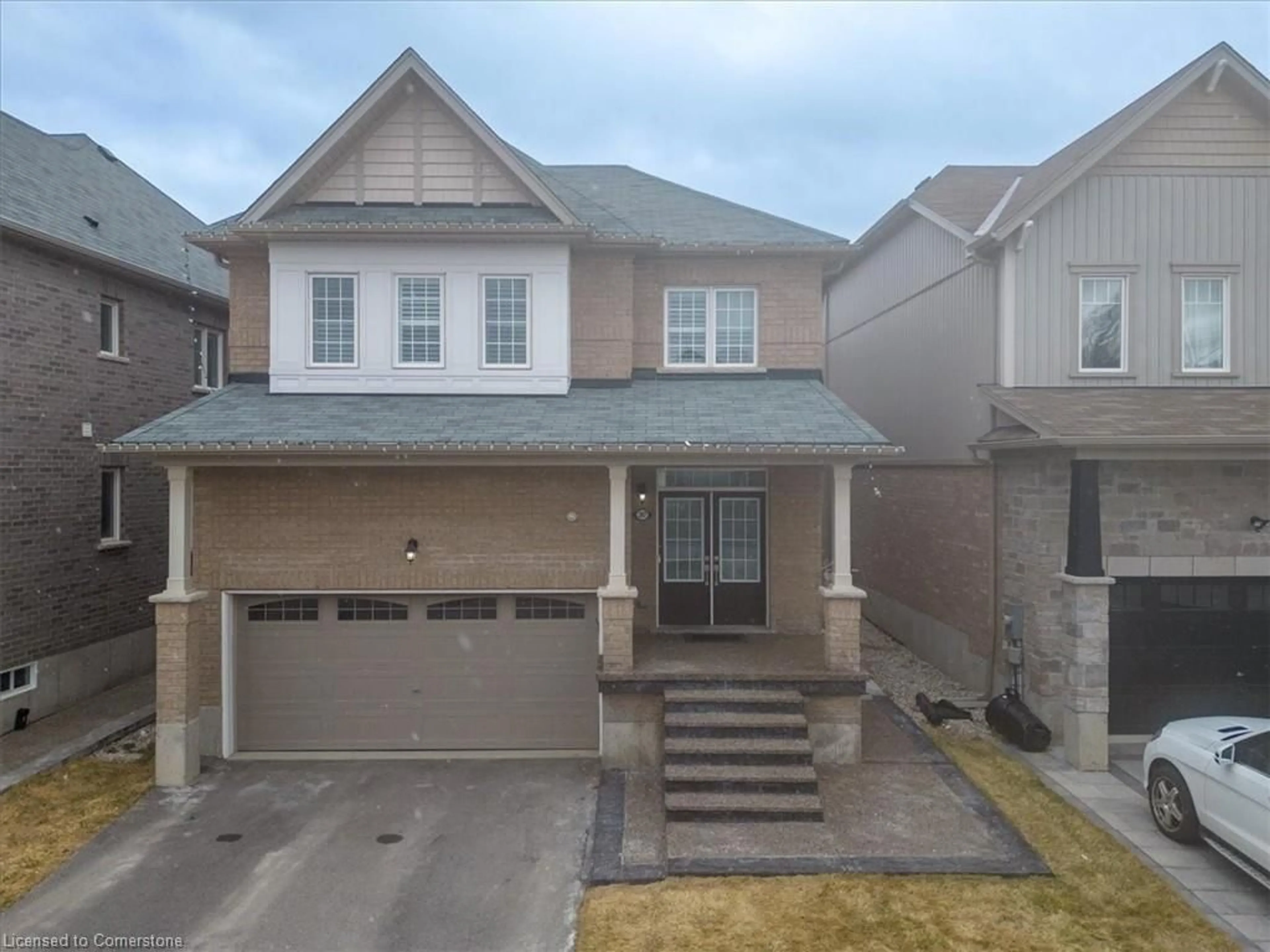 A pic from outside/outdoor area/front of a property/back of a property/a pic from drone, street for 297 Dolman St, Breslau Ontario N0B 1M0
