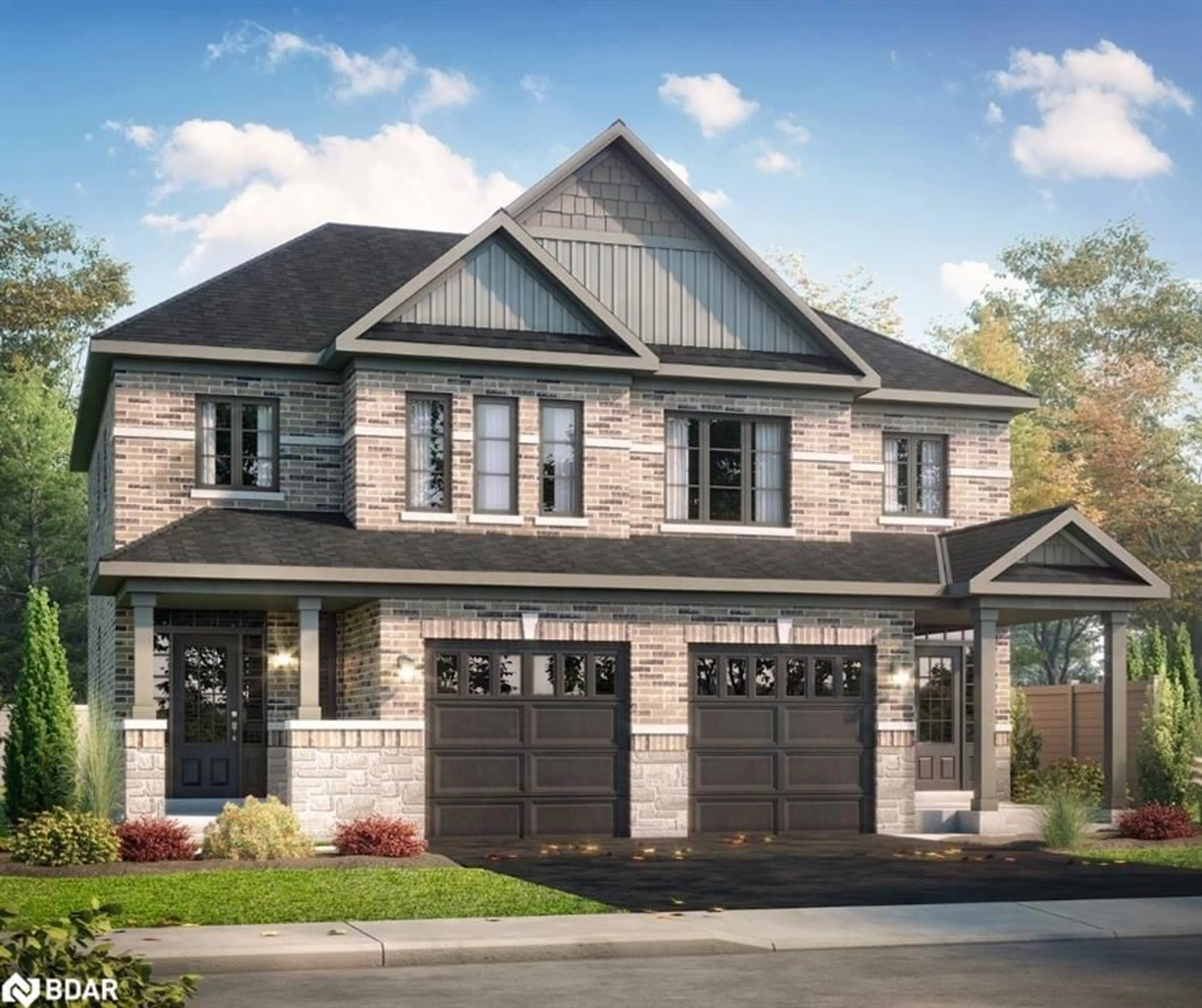Home with brick exterior material, street for 88 Sagewood Ave, Barrie Ontario L9J 0K5