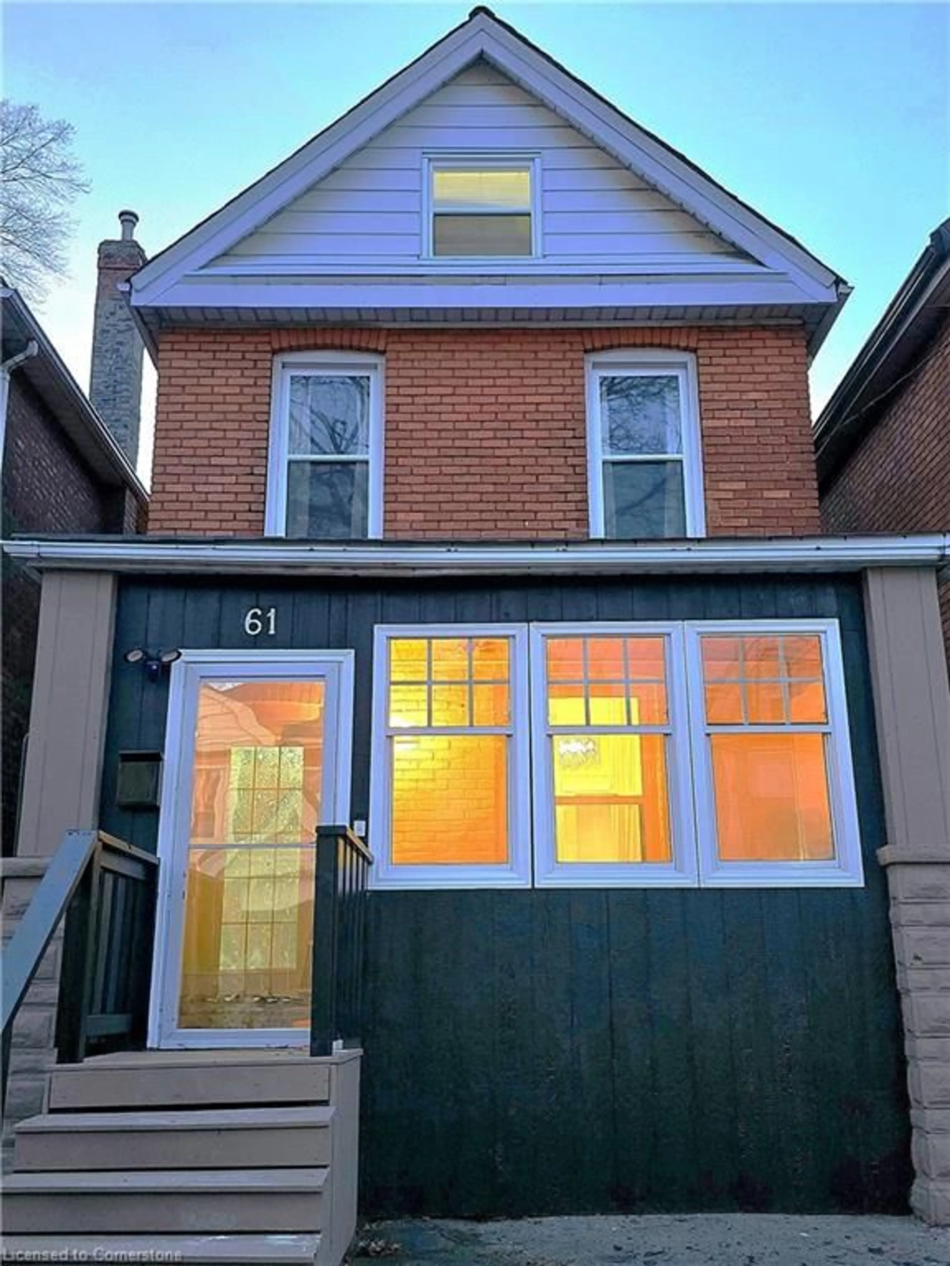 Home with brick exterior material, street for 61 Stirton St, Hamilton Ontario L8L 6E7