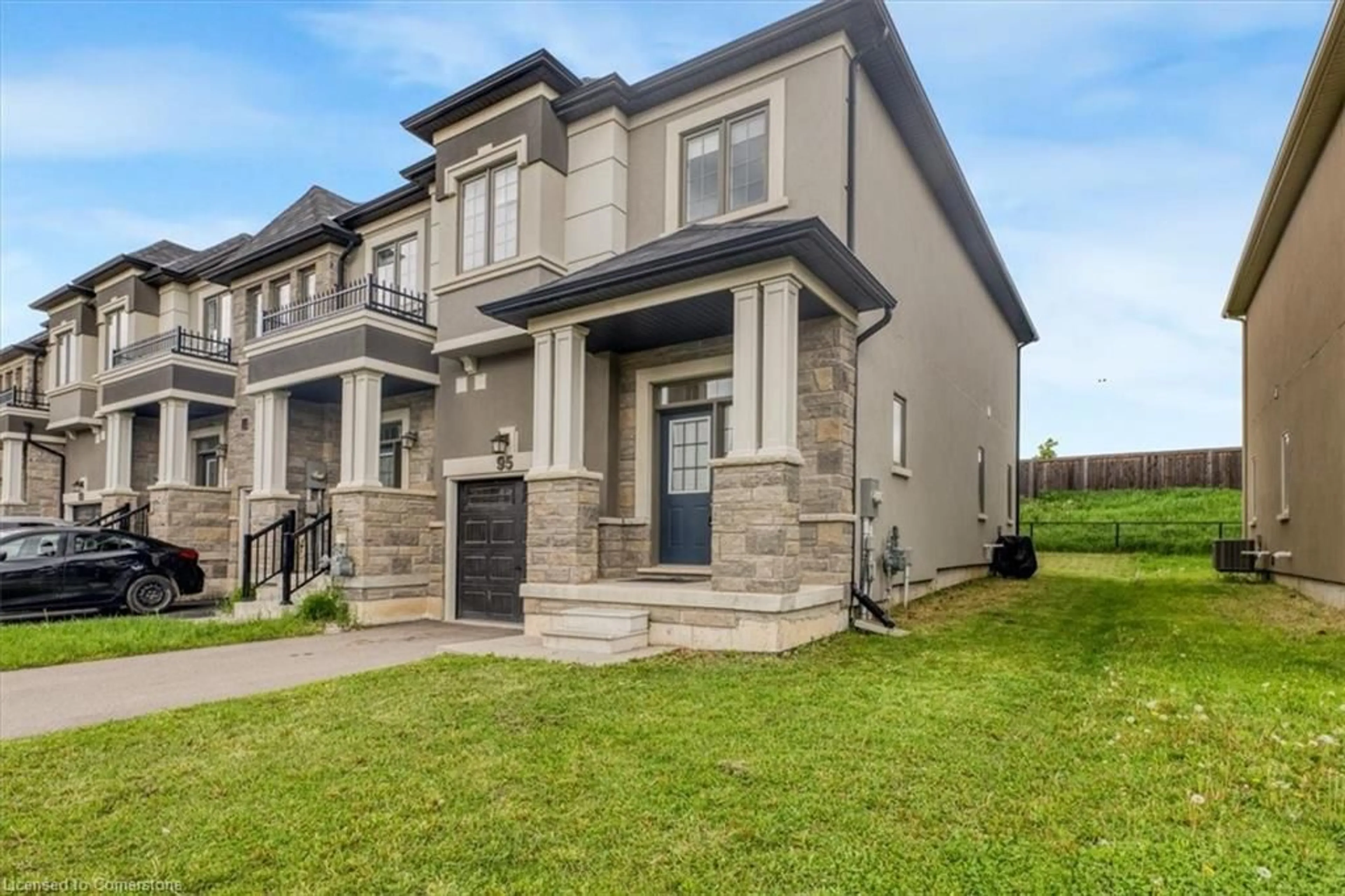 Home with brick exterior material, street for 95 Bilanski Farm Rd, Brantford Ontario N3S 0U4