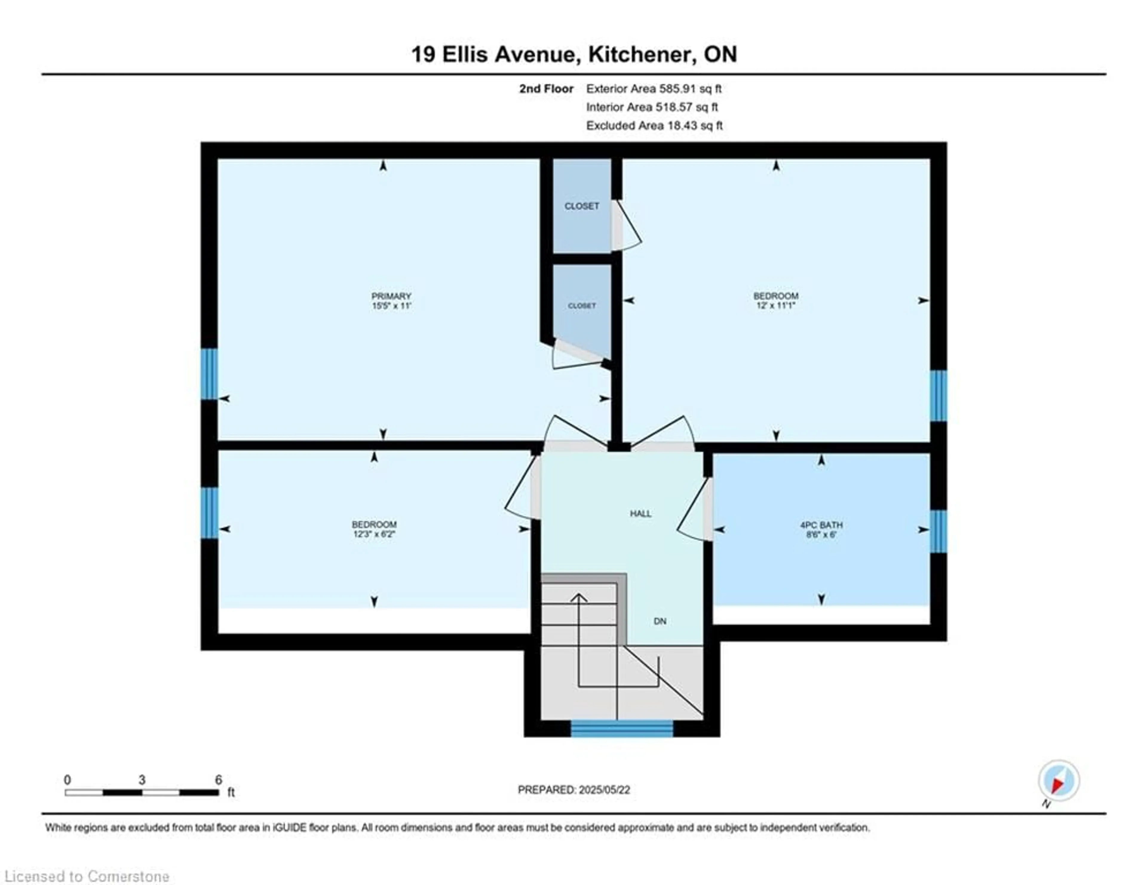 Floor plan for 19 Ellis Ave, Kitchener Ontario N2H 4G4
