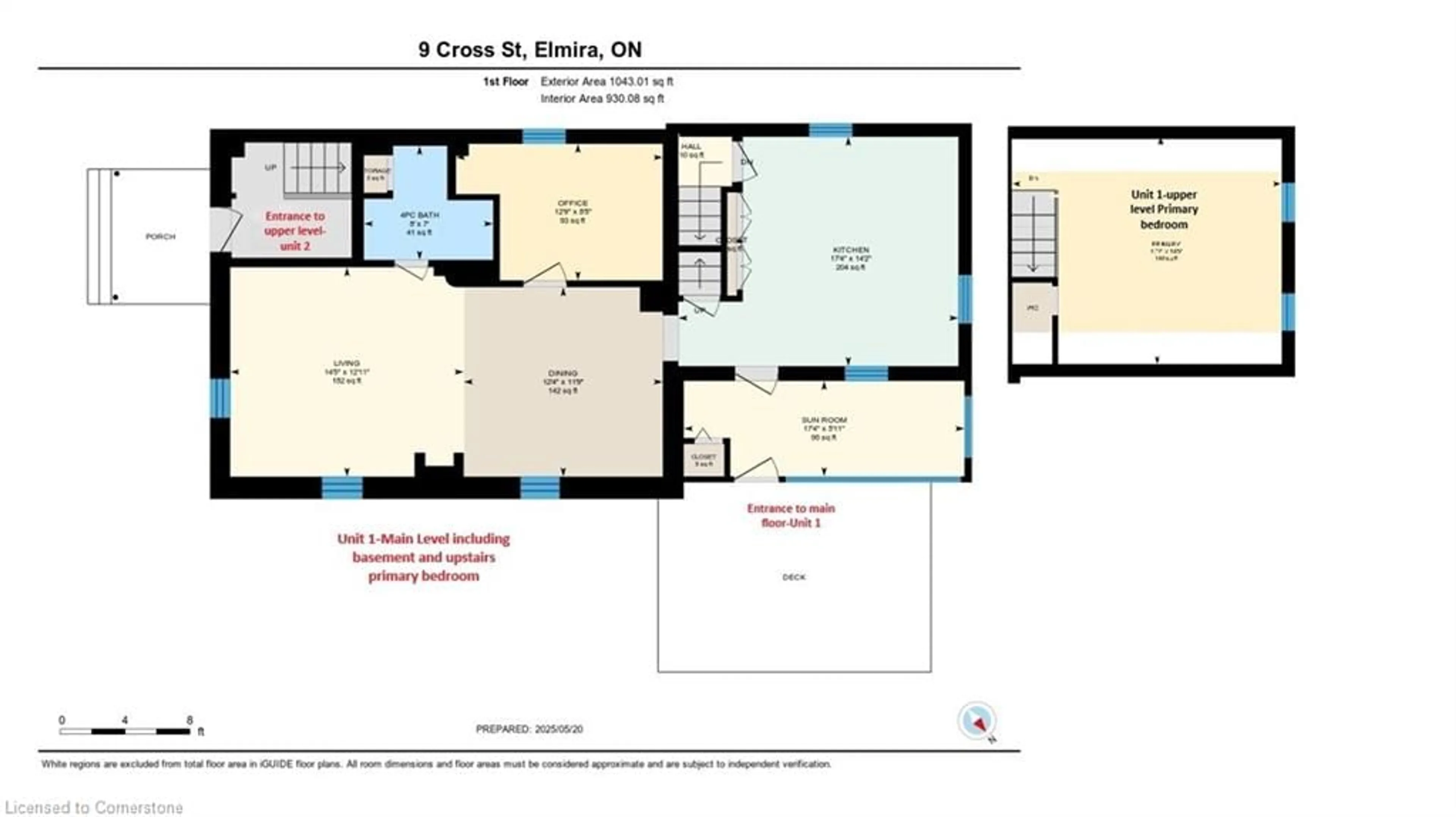 Floor plan for 9 Cross St, Elmira Ontario N3B 2S3