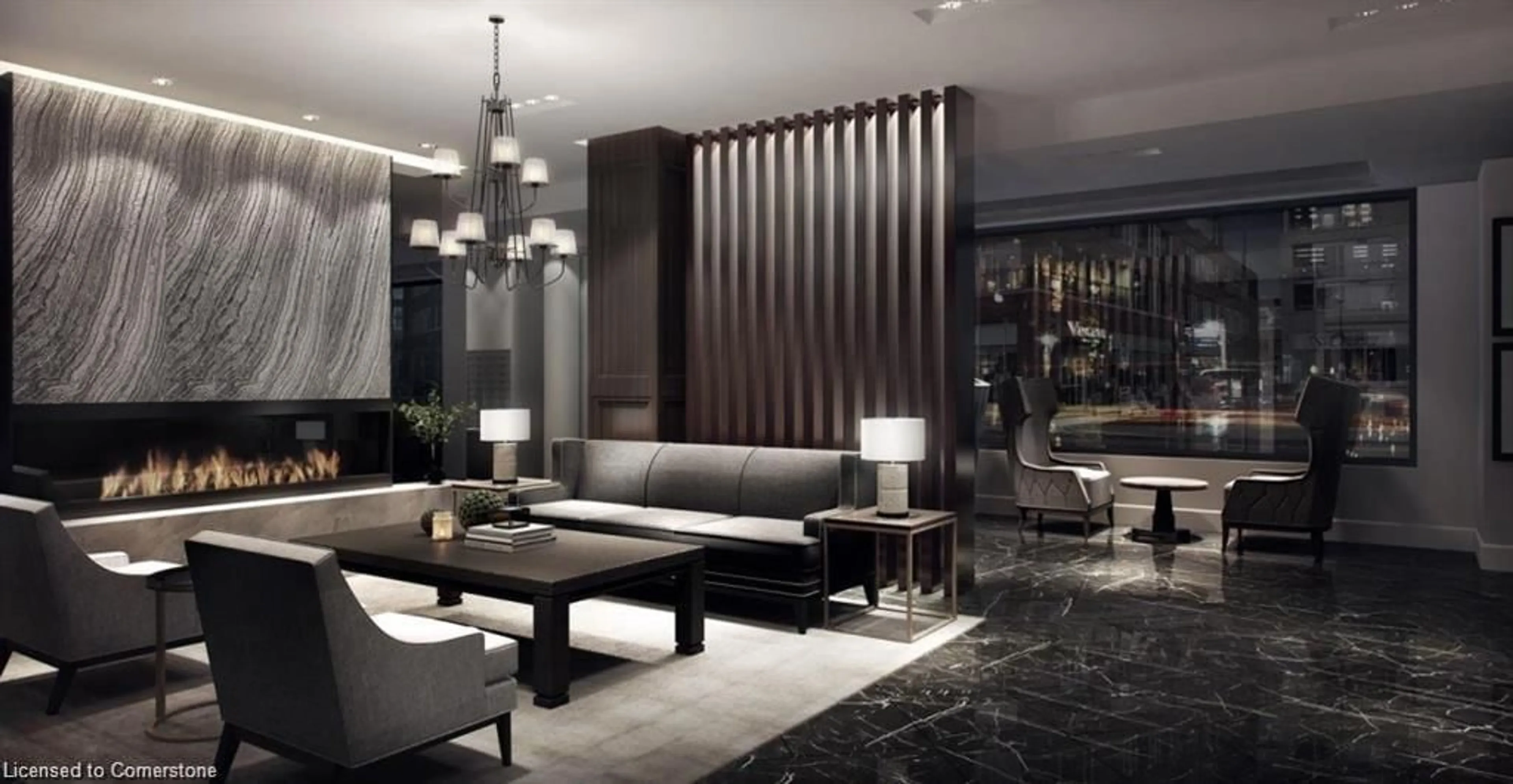 Lobby for 155 Caroline St #402, Waterloo Ontario N2L 0J8