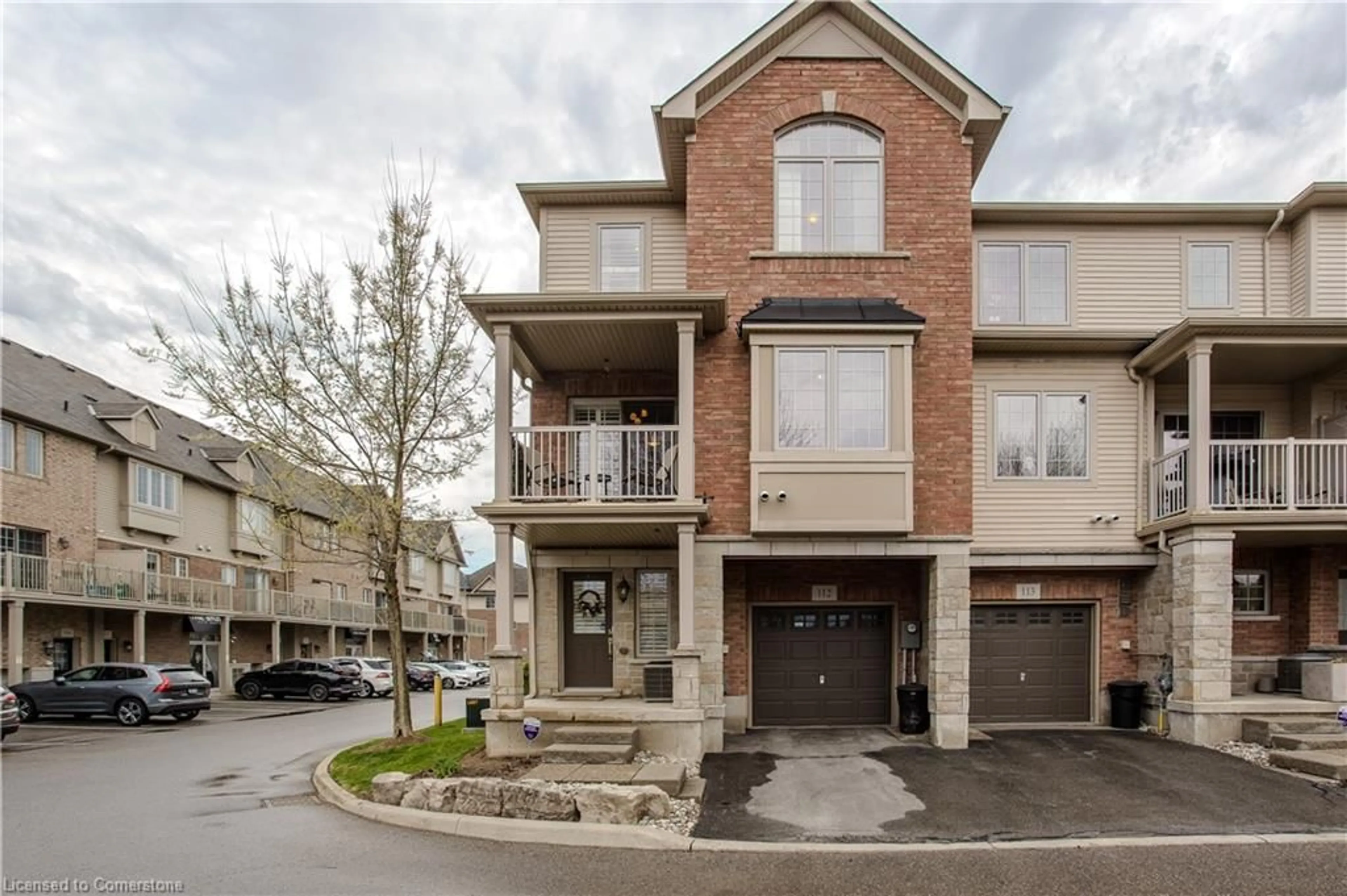 Home with brick exterior material, street for 1401 Plains Rd #112, Burlington Ontario L7R 0C2