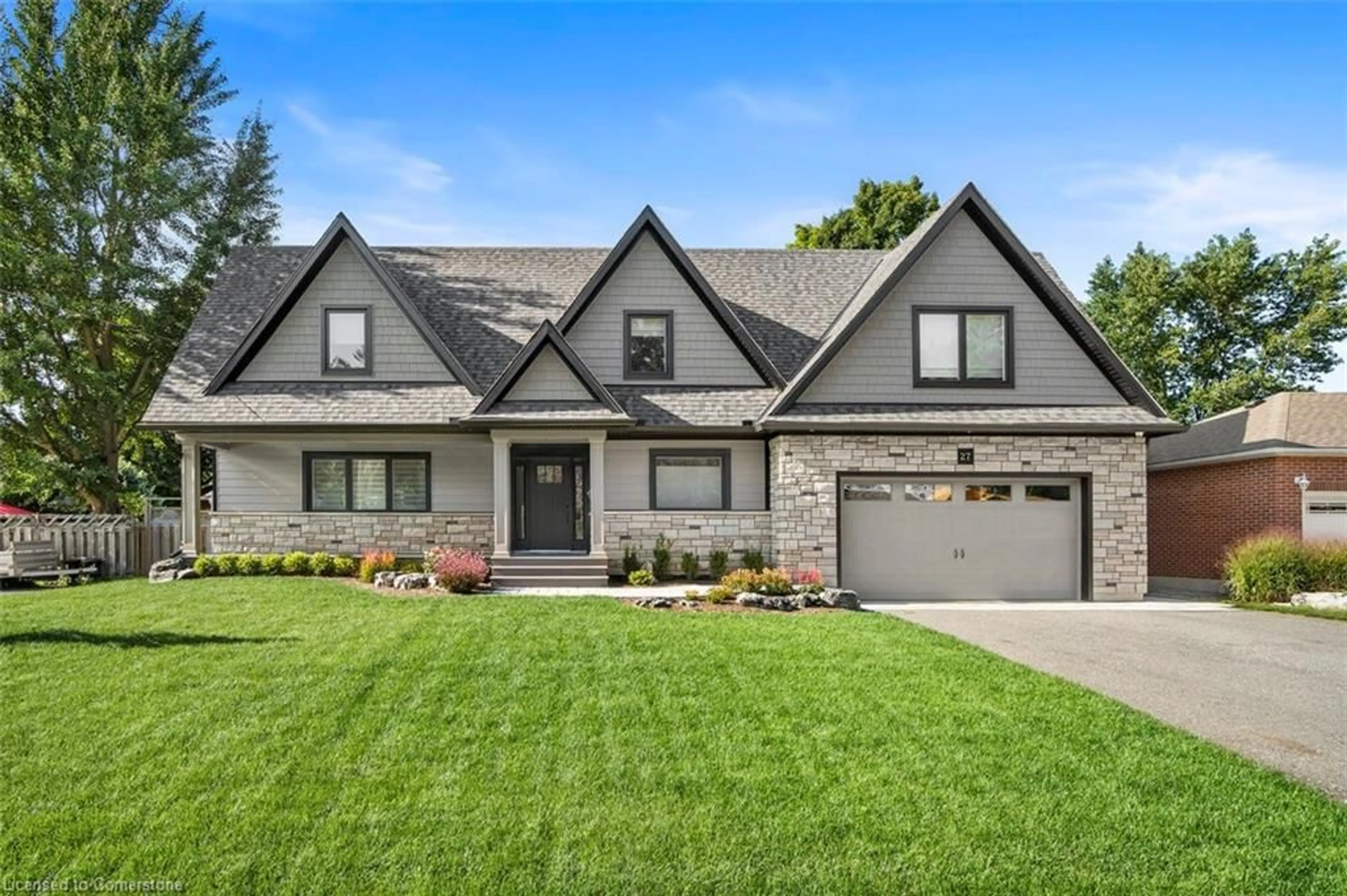 Home with brick exterior material, street for 27 Cumming Crt, Ancaster Ontario L9G 1V4