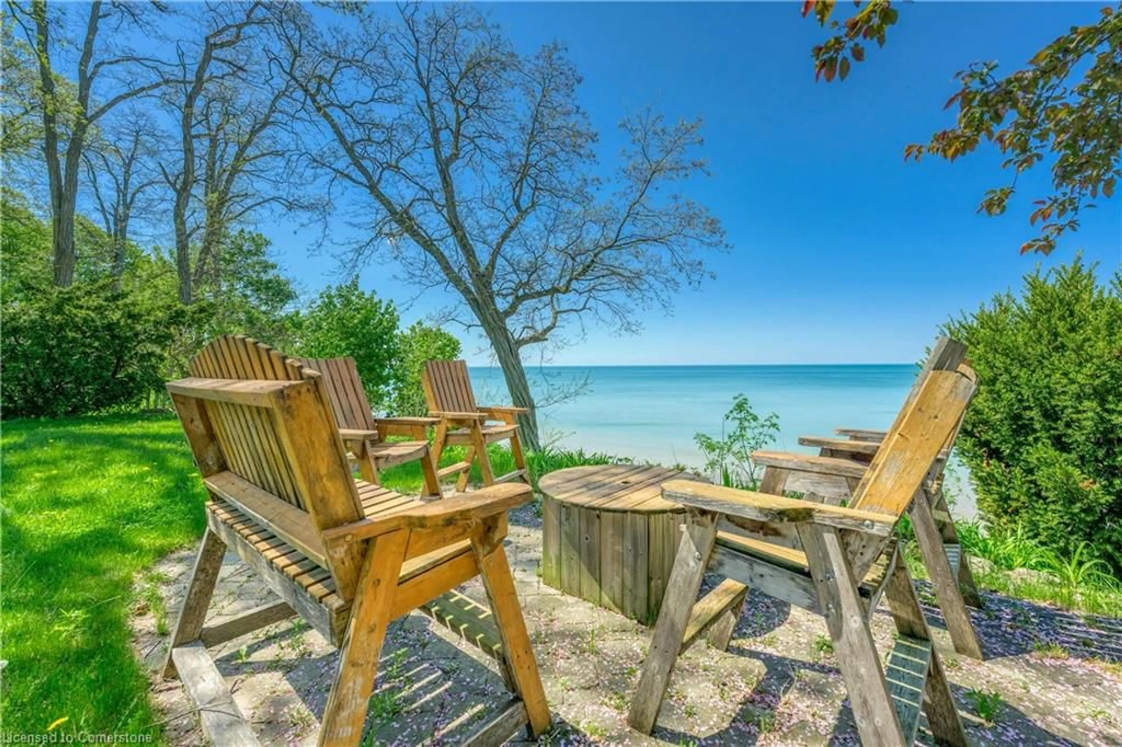 Patio, water/lake/river/ocean view for 3186 Dana St, Camalchie Ontario N0N 1E0