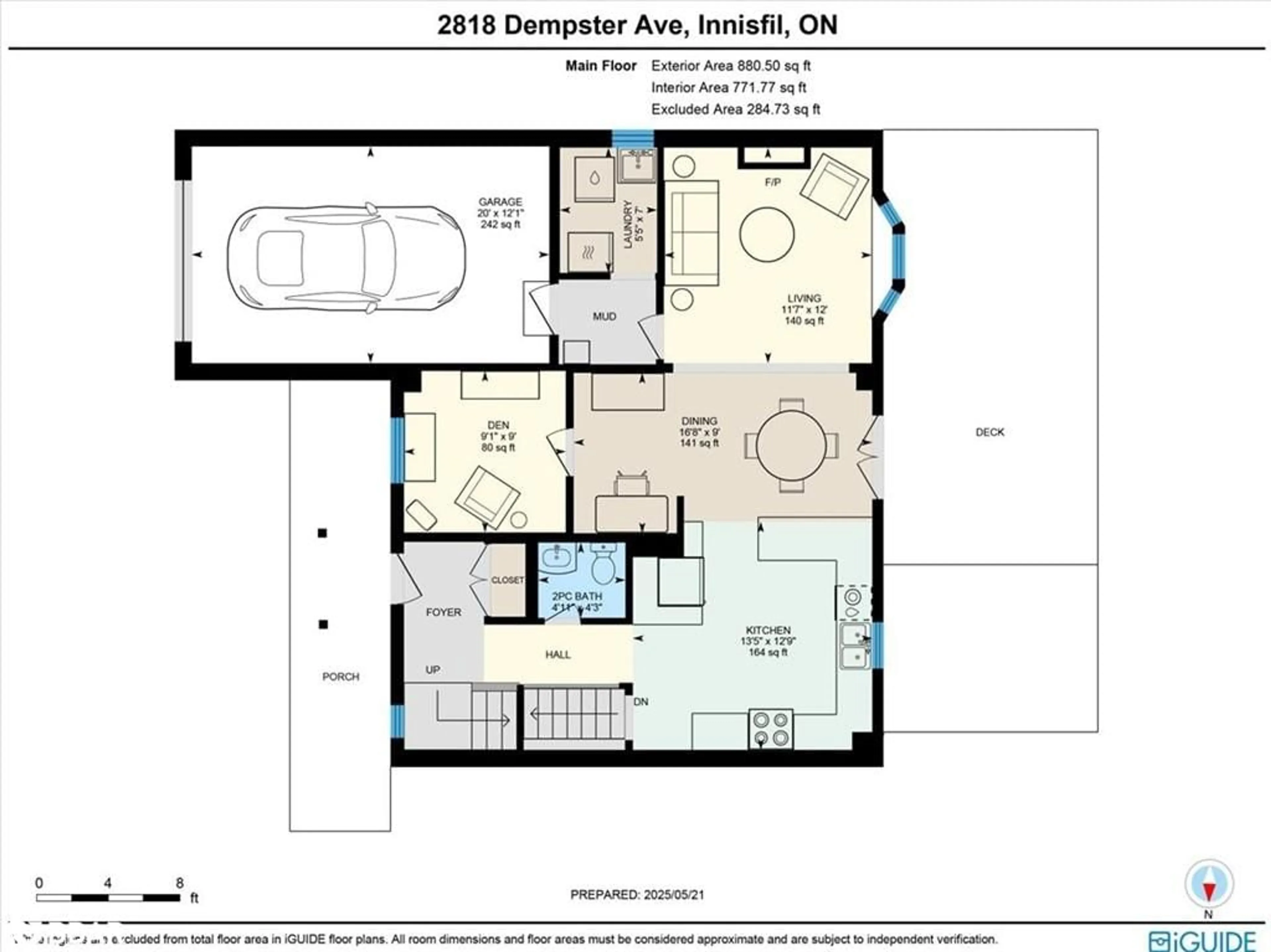 Floor plan for 2818 Dempster Ave, Innisfil Ontario L9S 1C2