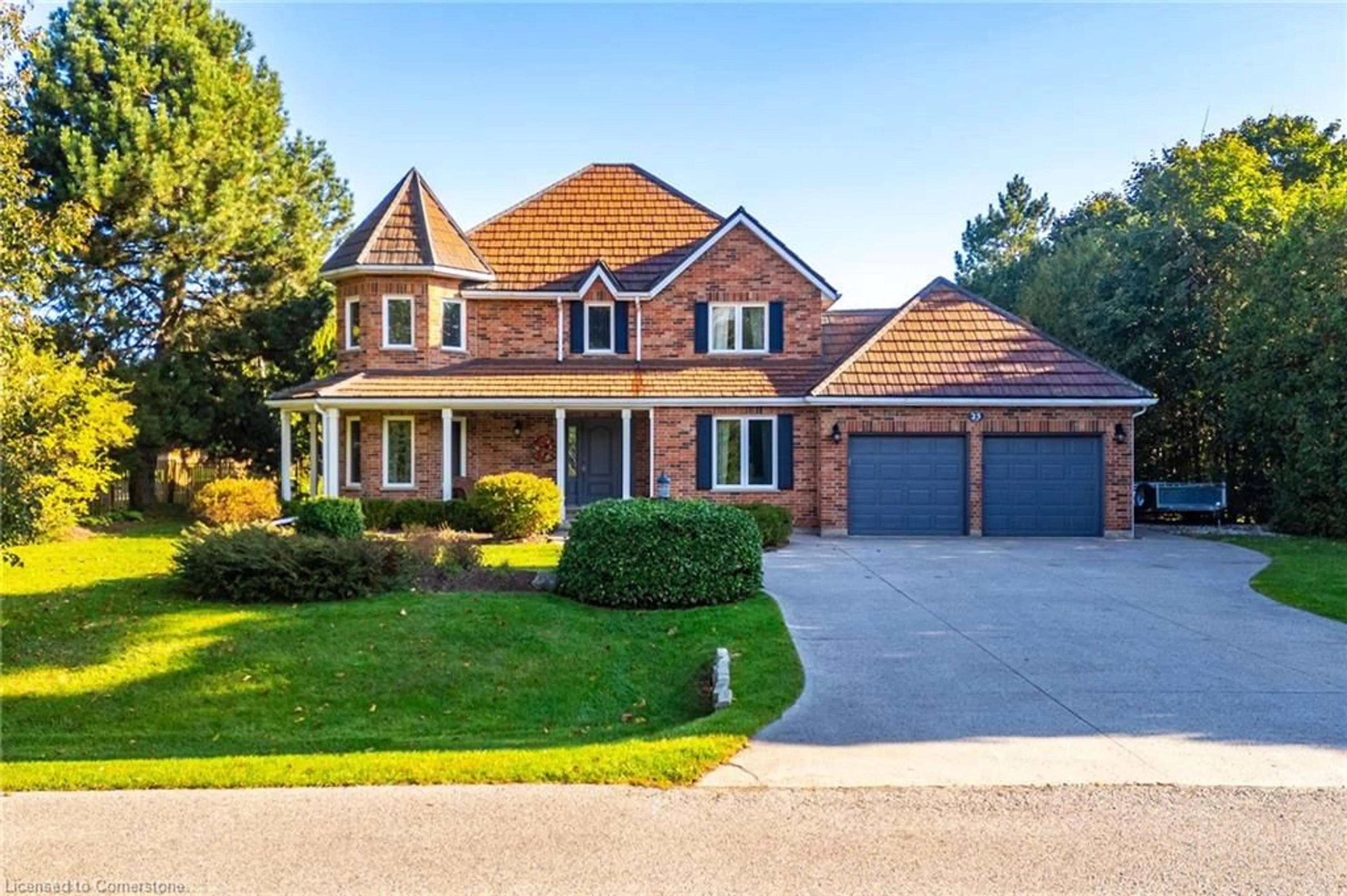 Home with brick exterior material, street for 23 Meander Close, Carlisle Ontario L0R 1H1