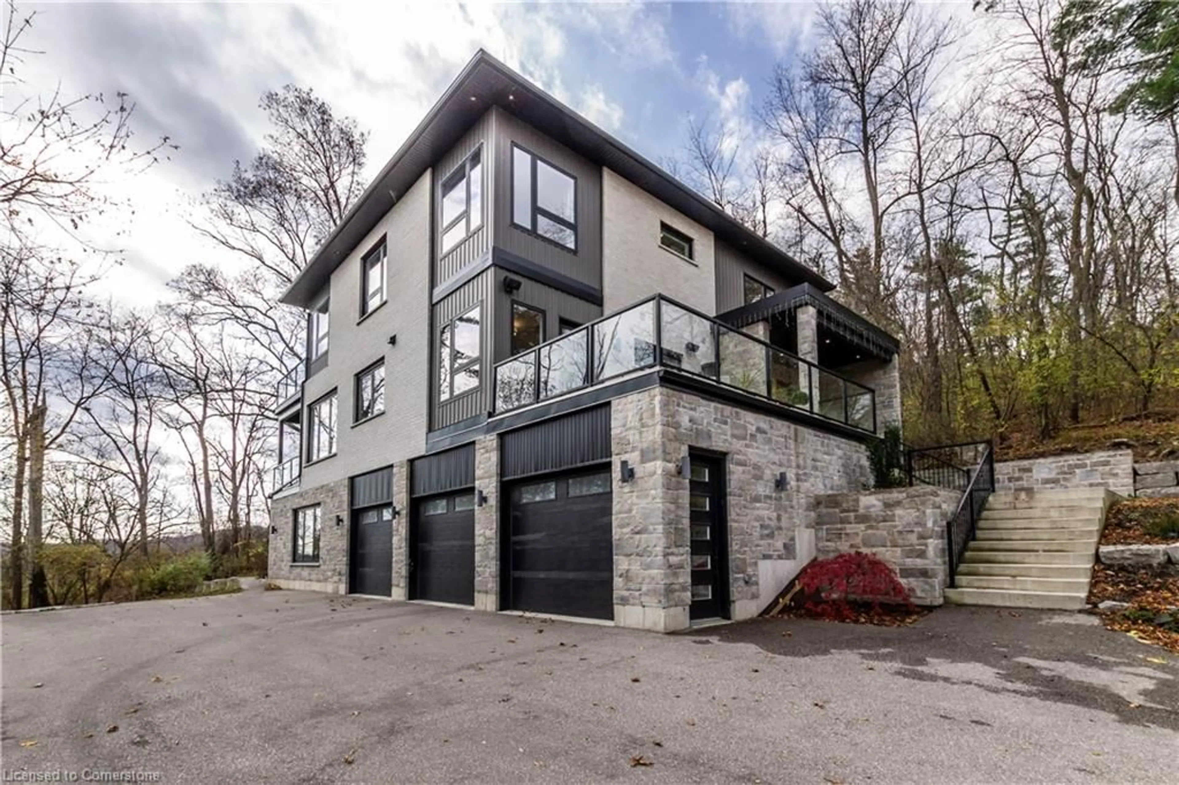 Home with brick exterior material, building for 111 Grand Ridge Dr, Cambridge Ontario N1S 5B3
