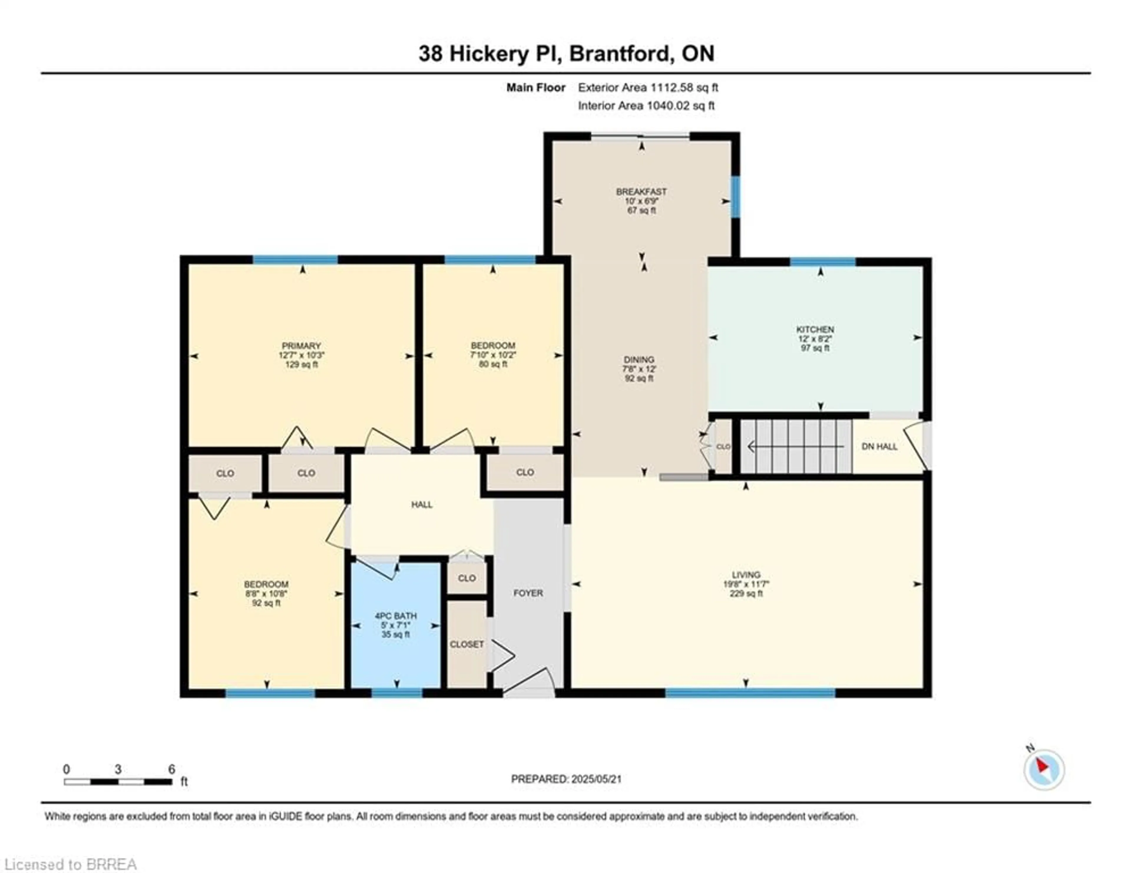 Floor plan for 38 Hickery Pl, Brantford Ontario N3S 3C8