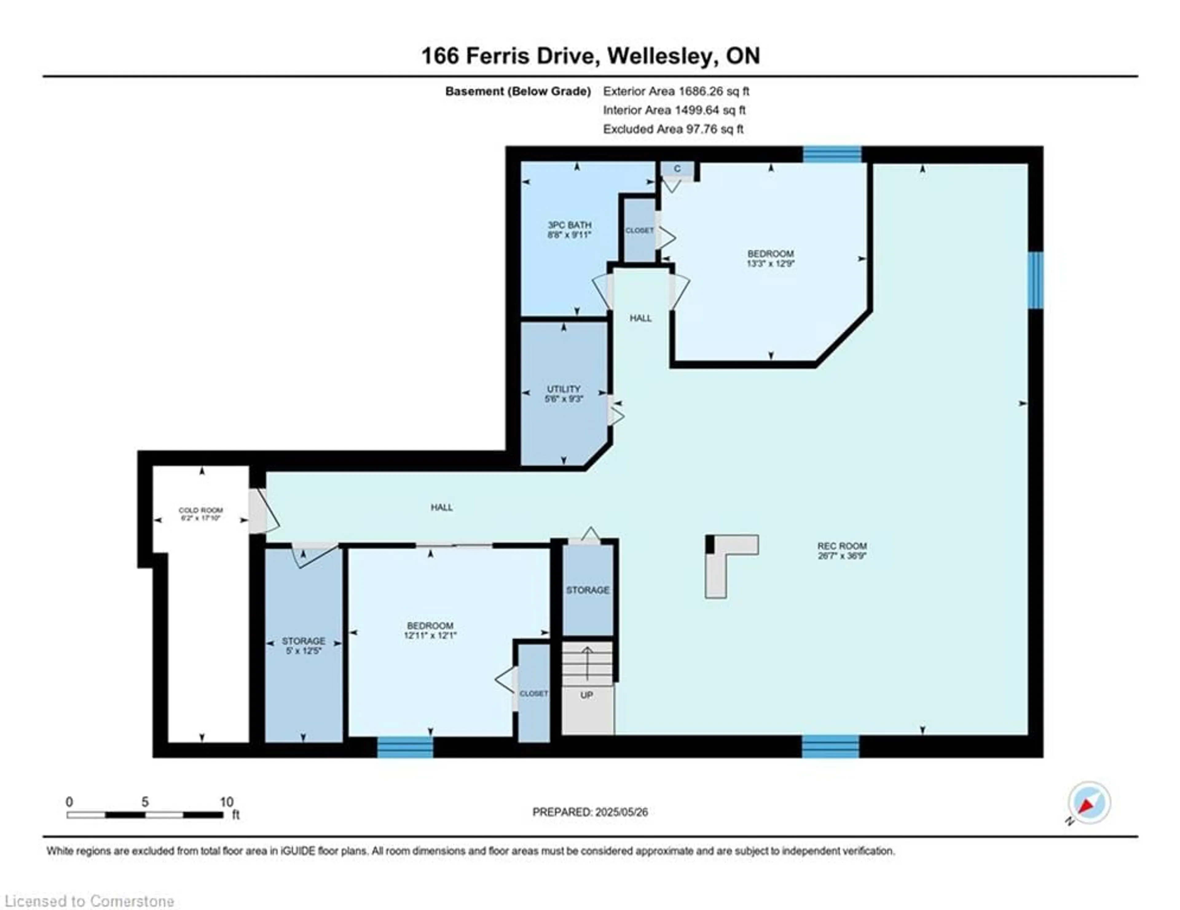 Floor plan for 166 Ferris Dr, Wellesley Ontario N0B 2T0