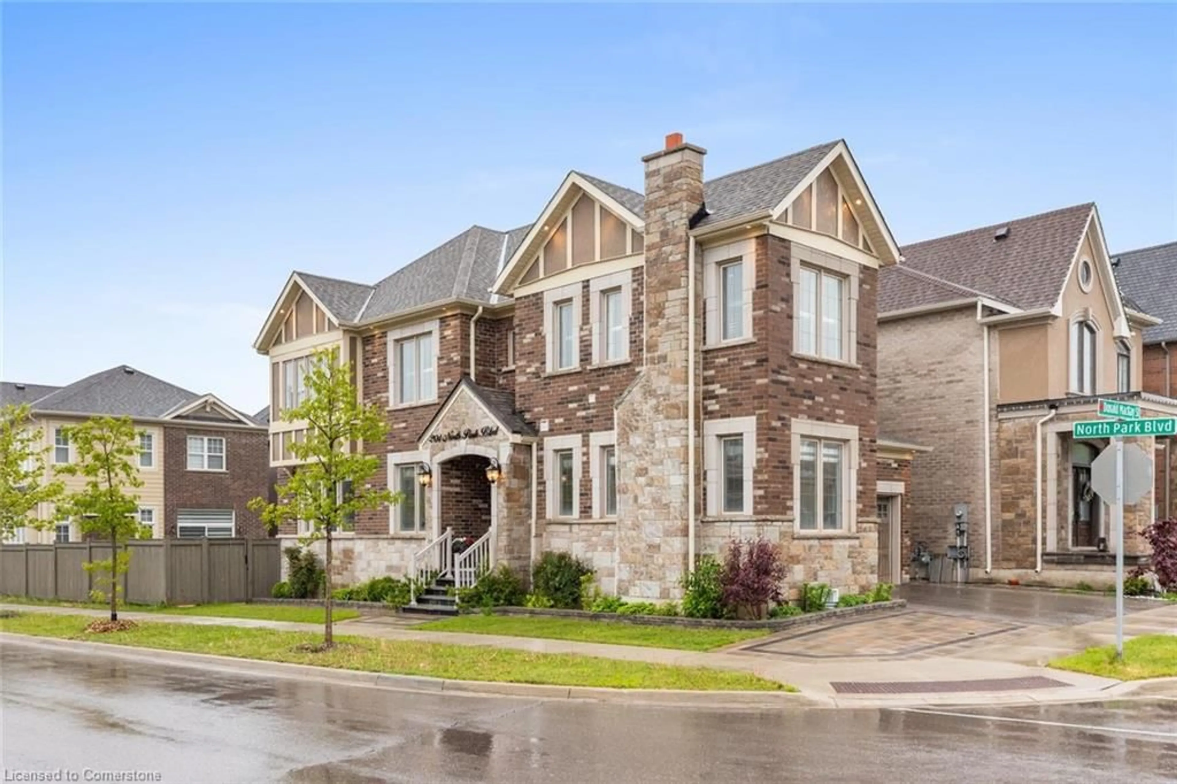 Home with brick exterior material, street for 201 North Park Blvd, Oakville Ontario L6M 5K2