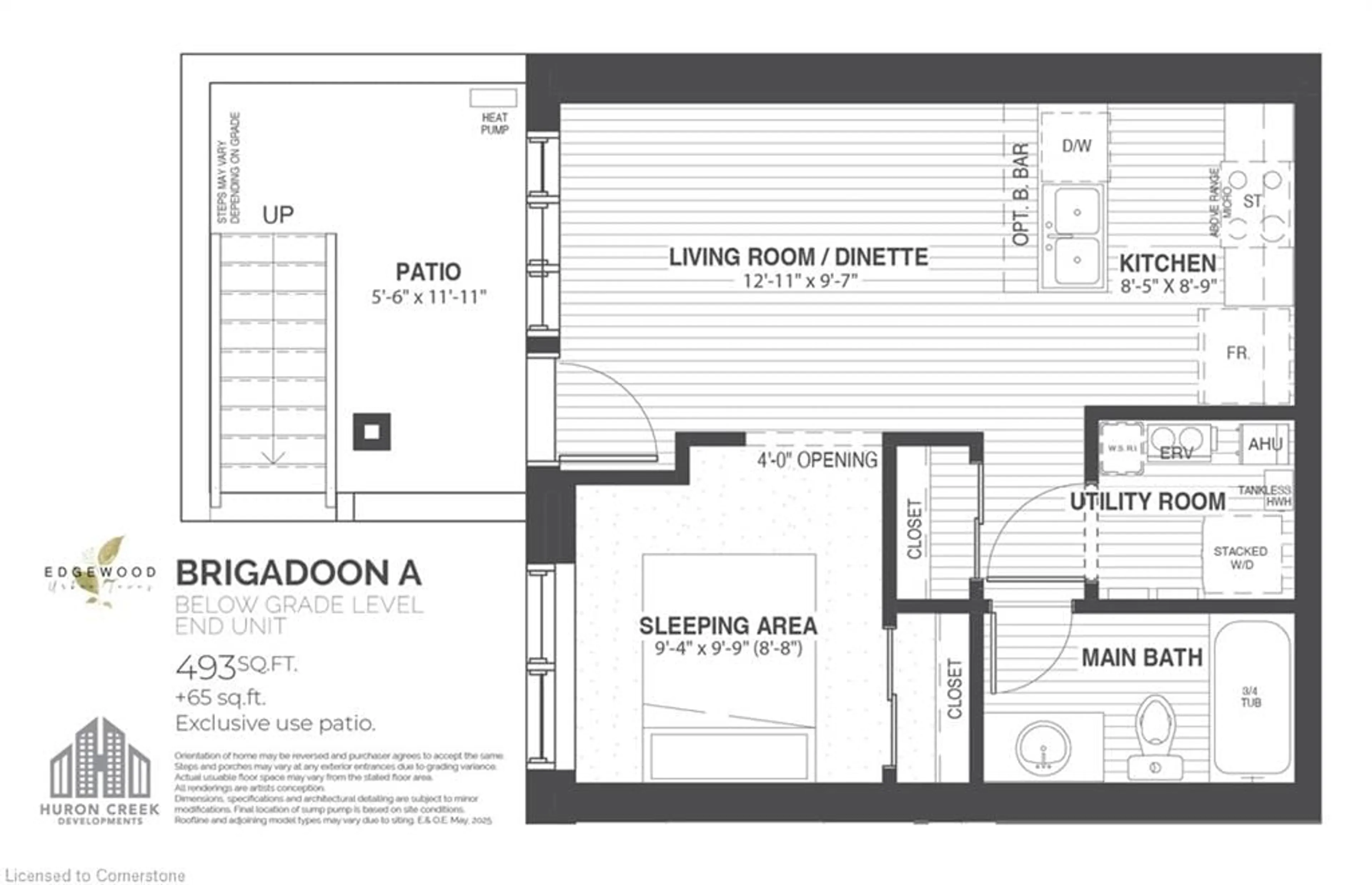 Floor plan for 2135 Strasburg Rd #1, Kitchener Ontario N2L 0C7