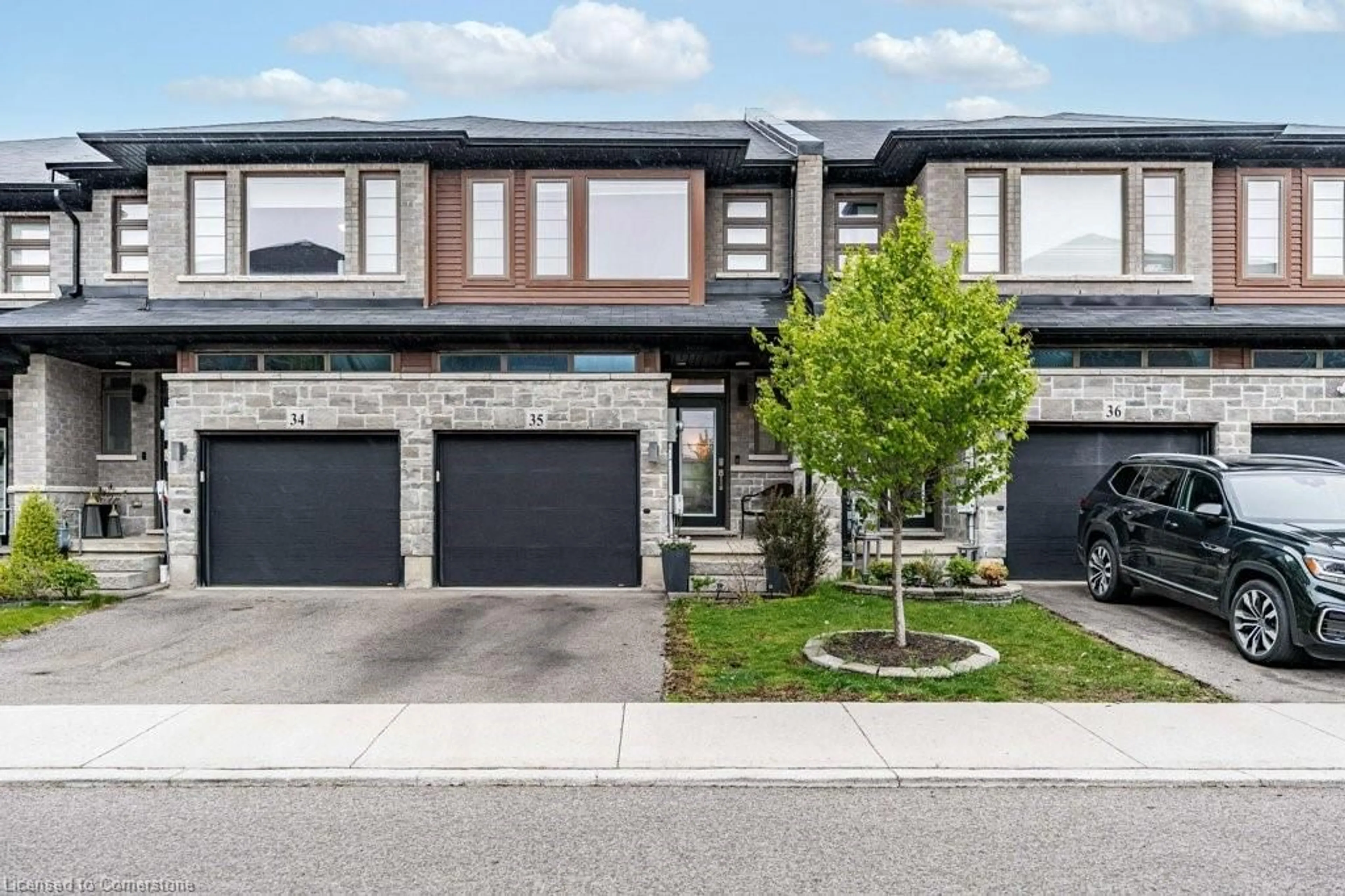 Home with brick exterior material, street for 30 Times Square Blvd #35, Stoney Creek Ontario L8J 0L8