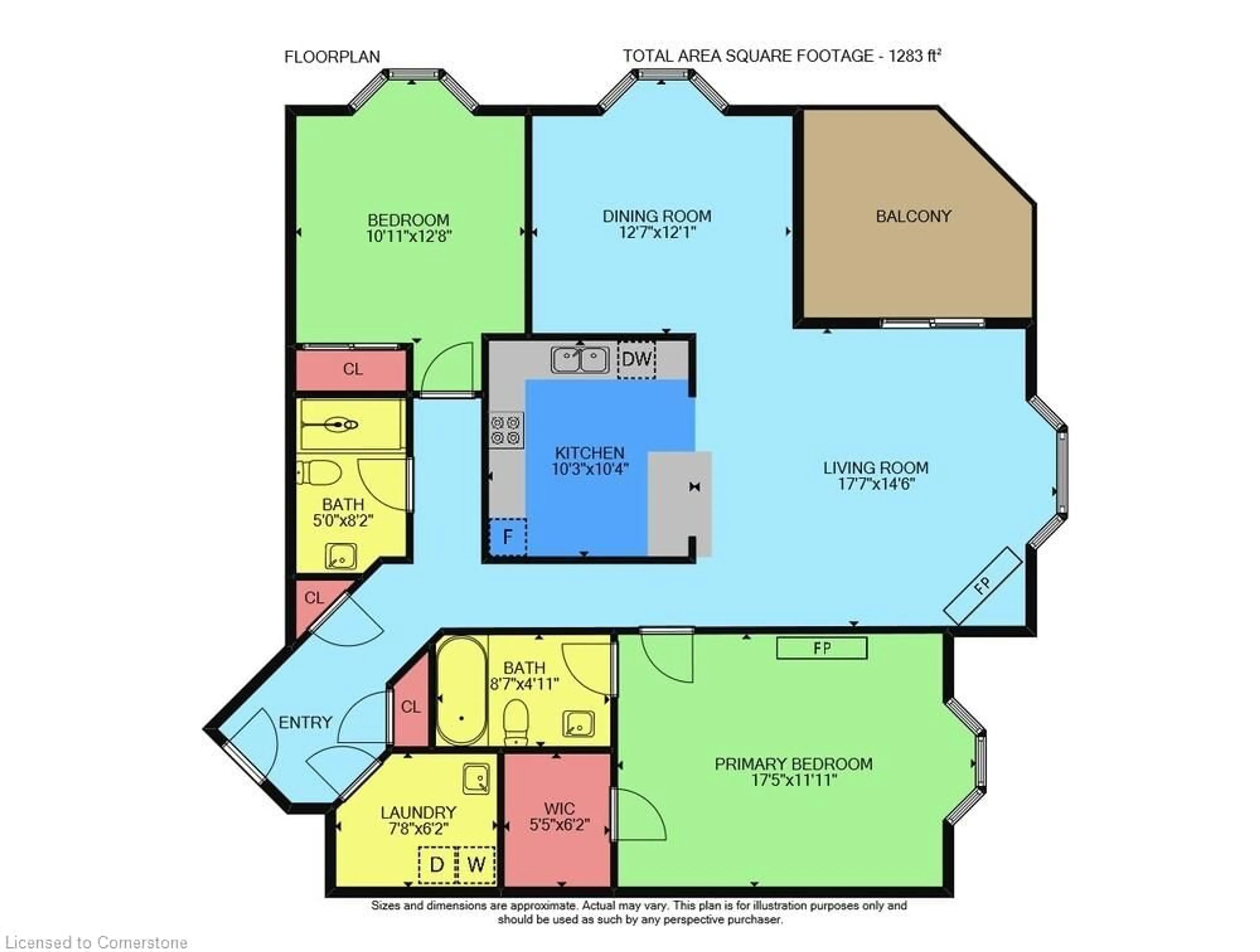 Floor plan for 6 Village Green Blvd #604, Hamilton Ontario L8G 5B7