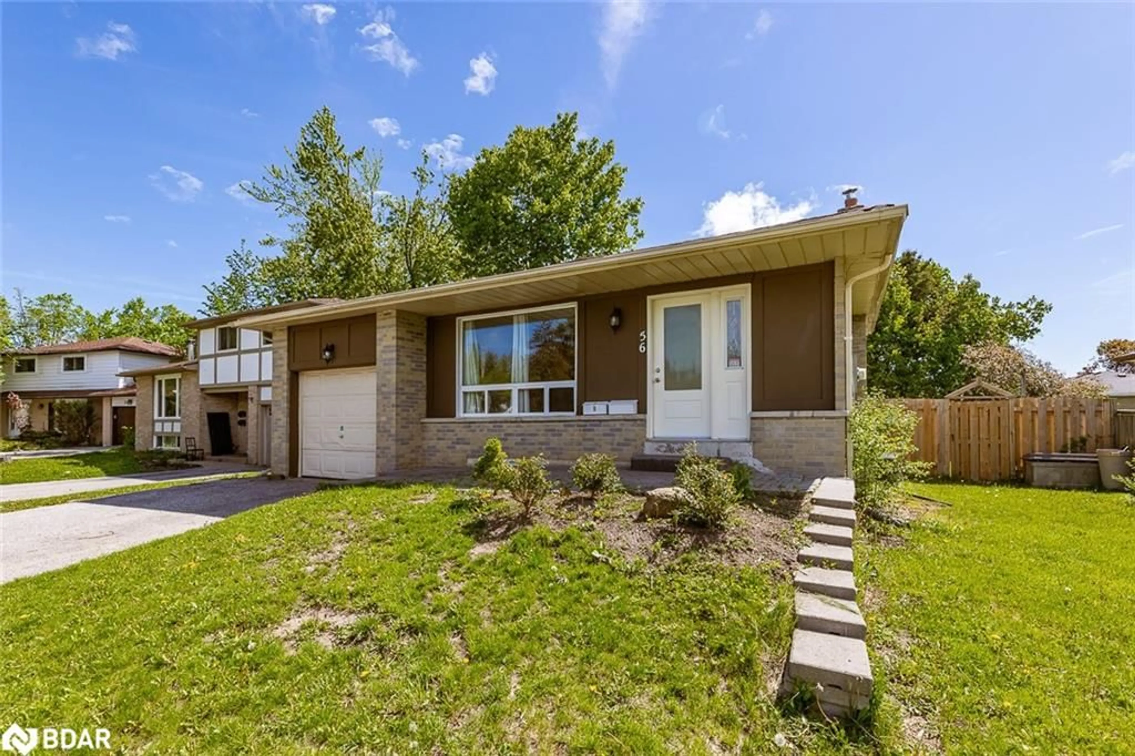 Home with brick exterior material, street for 56 Bernick Dr, Barrie Ontario L4M 2V5