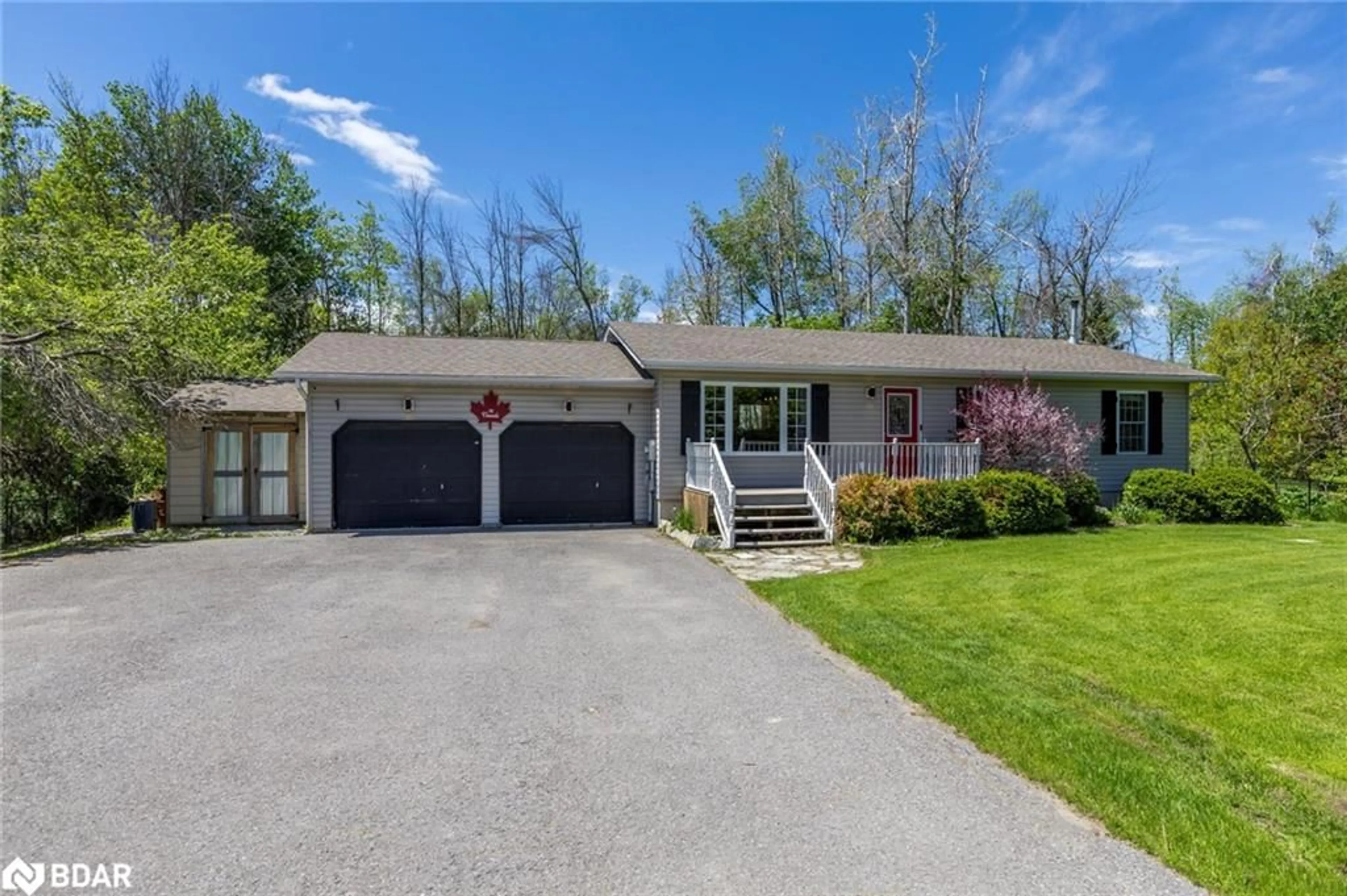 Home with vinyl exterior material, street for 3 Westview Dr, Omemee Ontario K0L 2W0