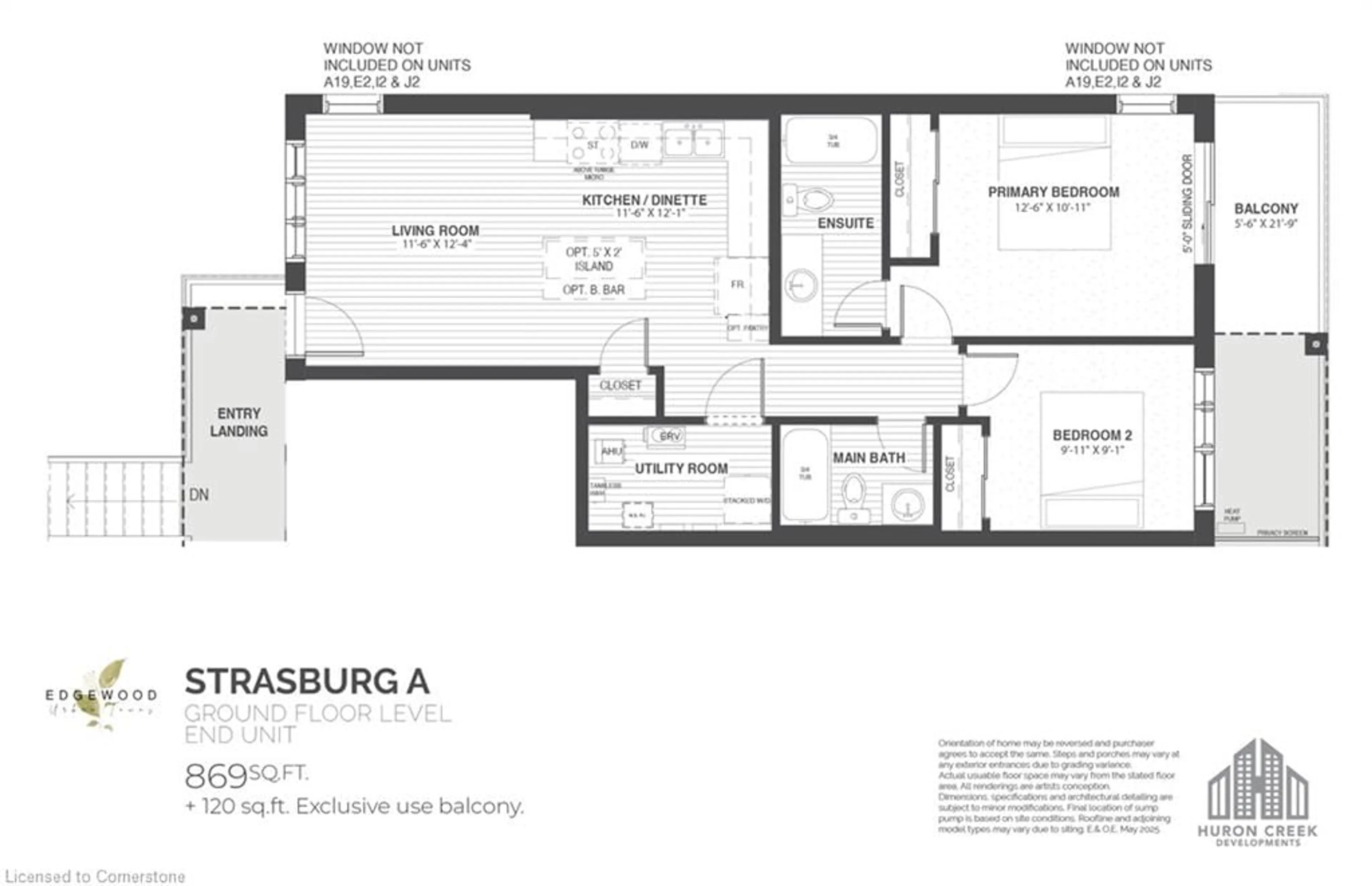 Floor plan for 2135 Strasburg Rd #2, Kitchener Ontario N2L 0C7