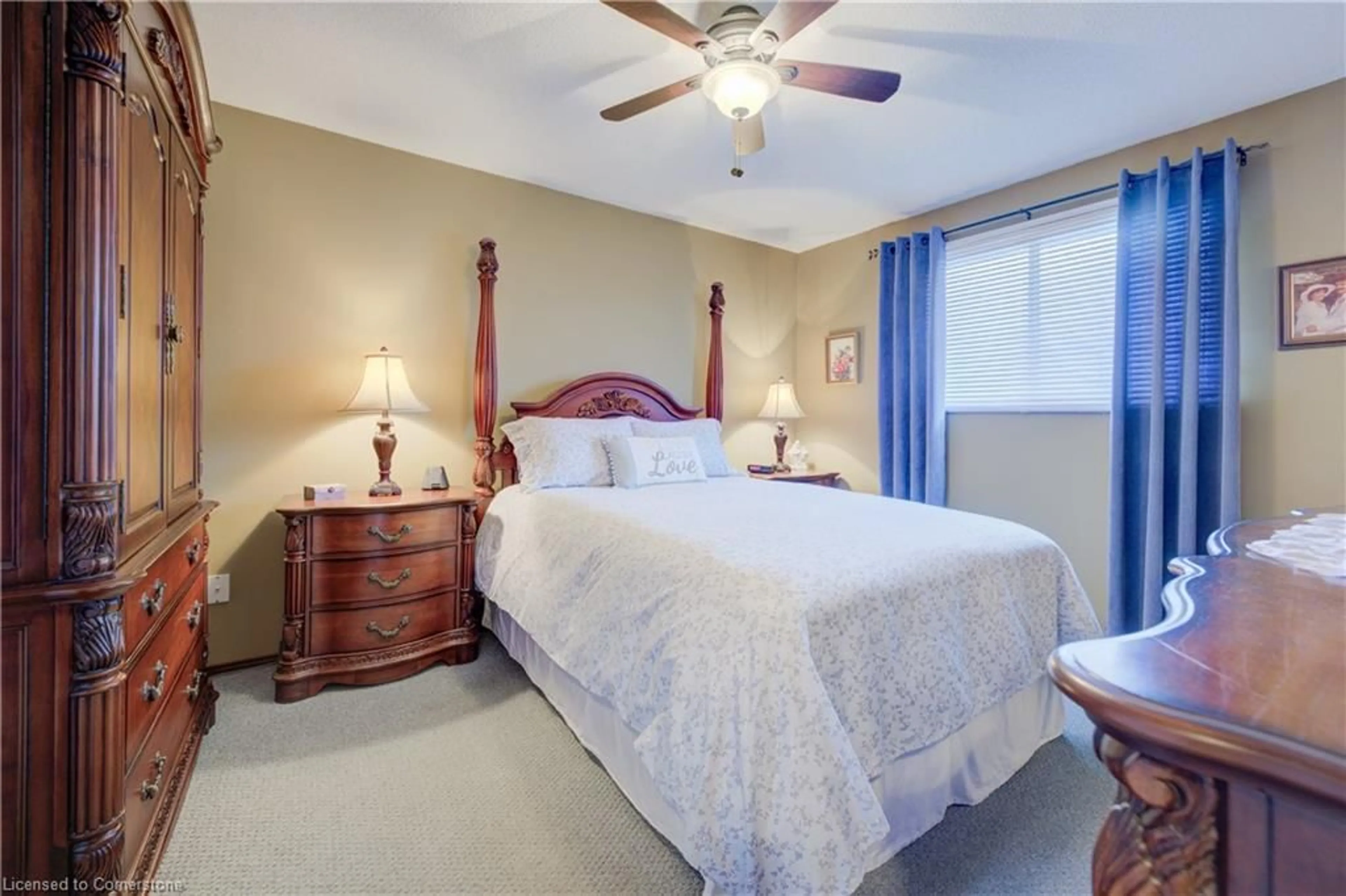 Bedroom with bed, unknown for 59 Trieste Pl, Hamilton Ontario L9B 2C5