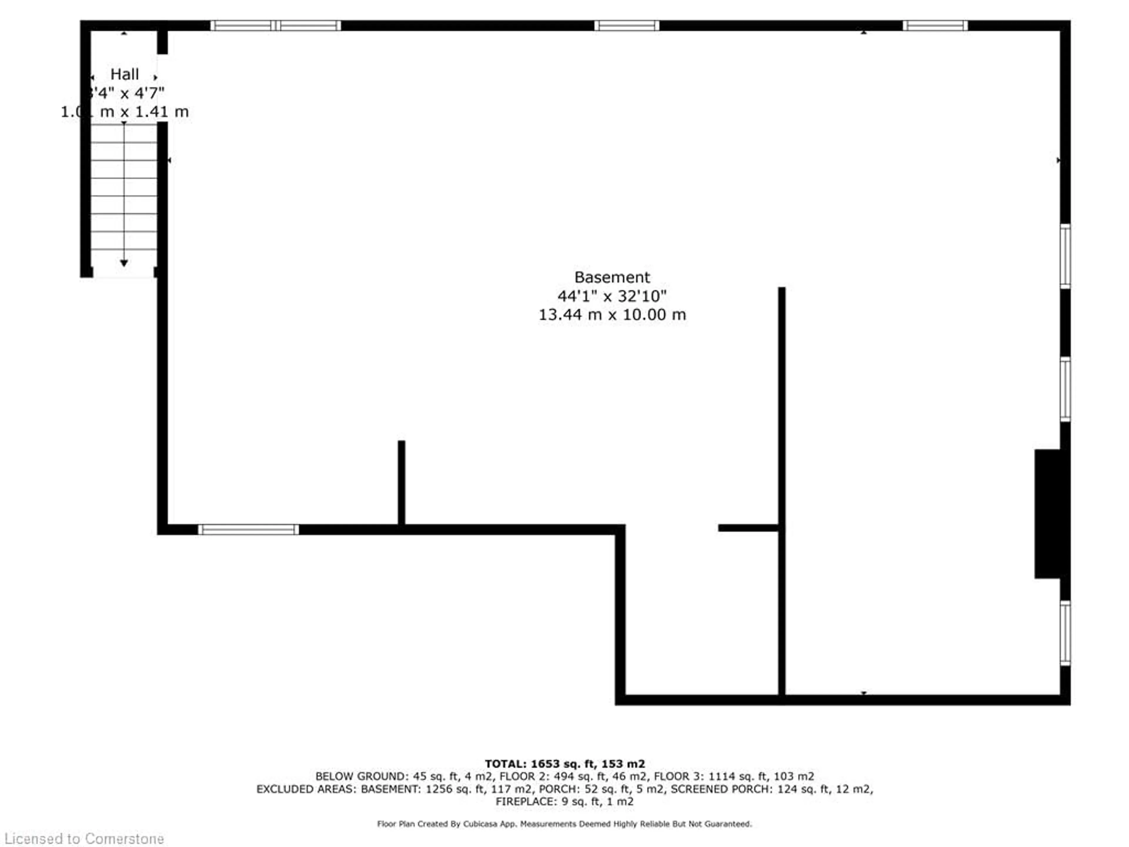 Floor plan for 248 Main St, Grimsby Ontario L3M 5P8