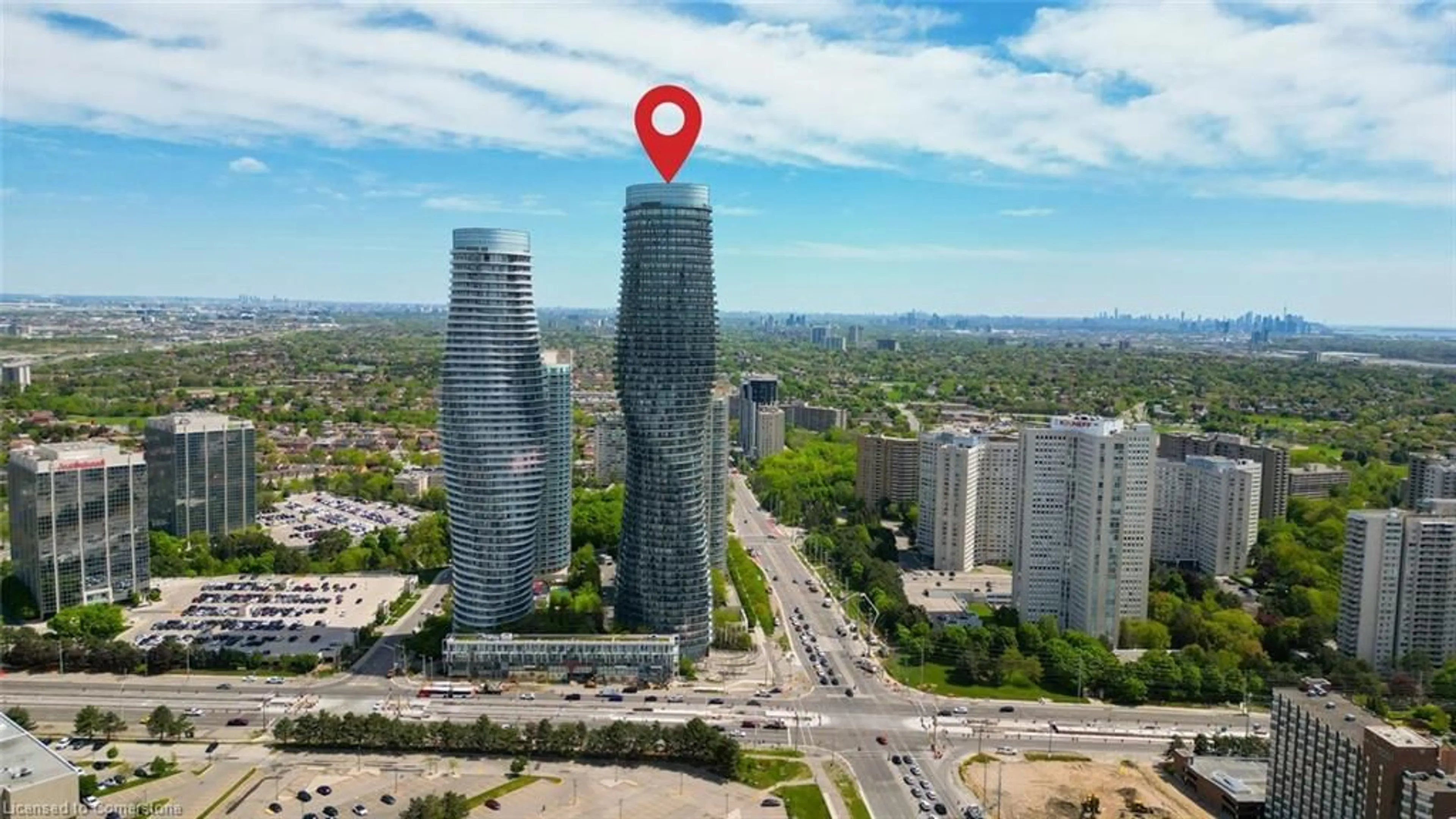 Picture of a map for 60 Absolute Ave #3506, Mississauga Ontario L4Z 0A9
