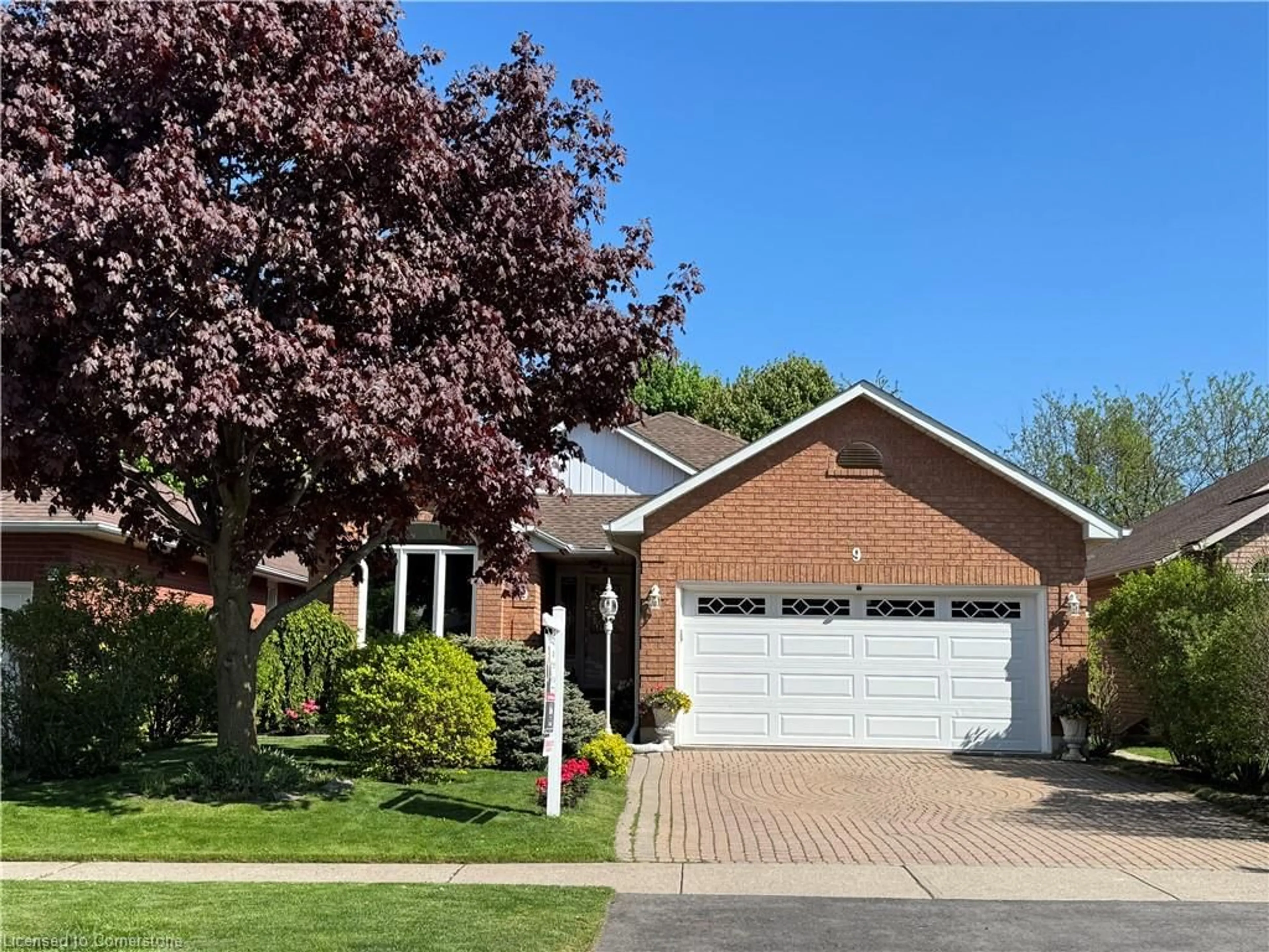 Home with brick exterior material, street for 9 Premier Rd, Waterdown Ontario L8B 0B9