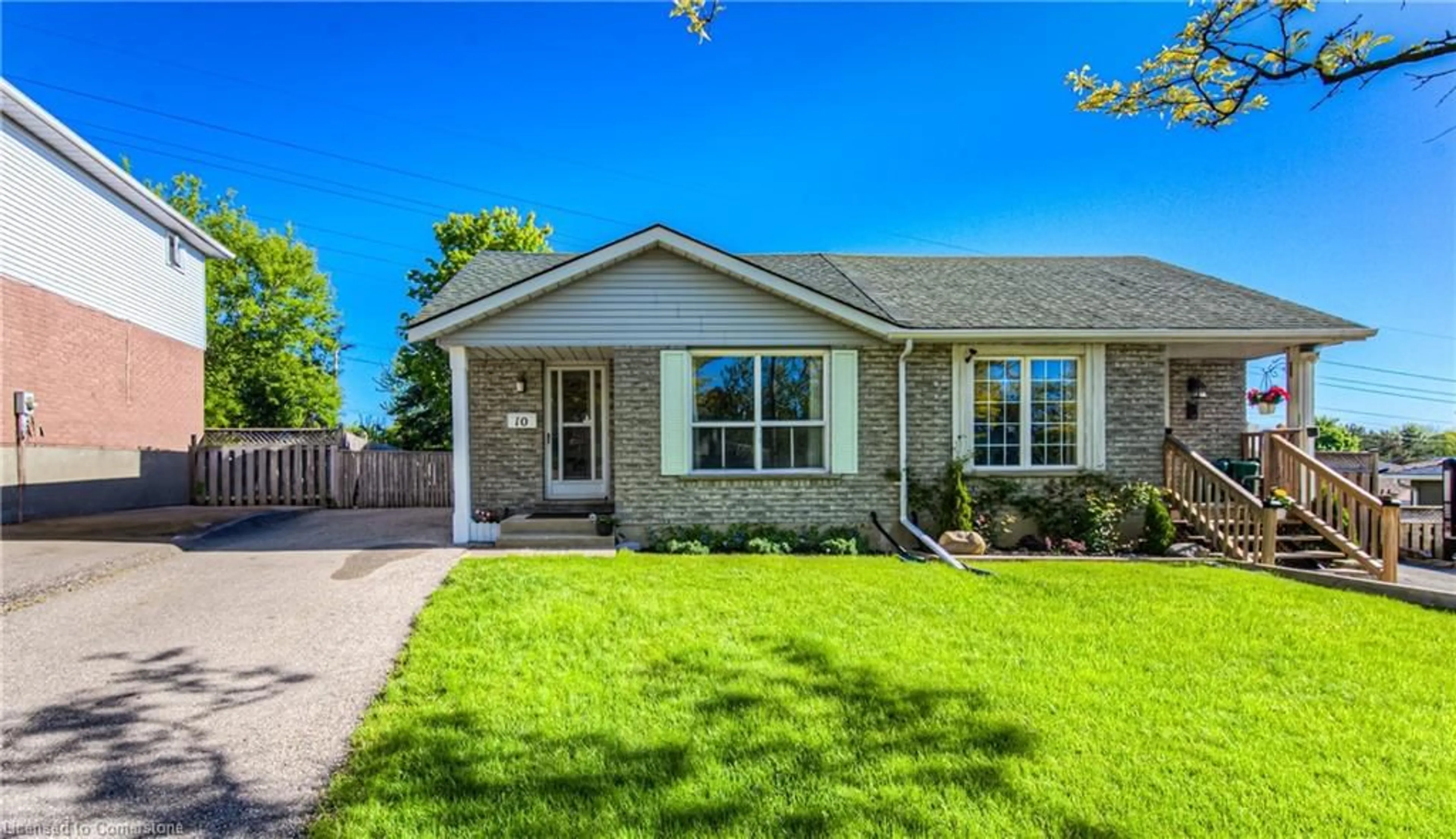 Home with brick exterior material, street for 10 Catalina Crt, Kitchener Ontario N2M 5L9