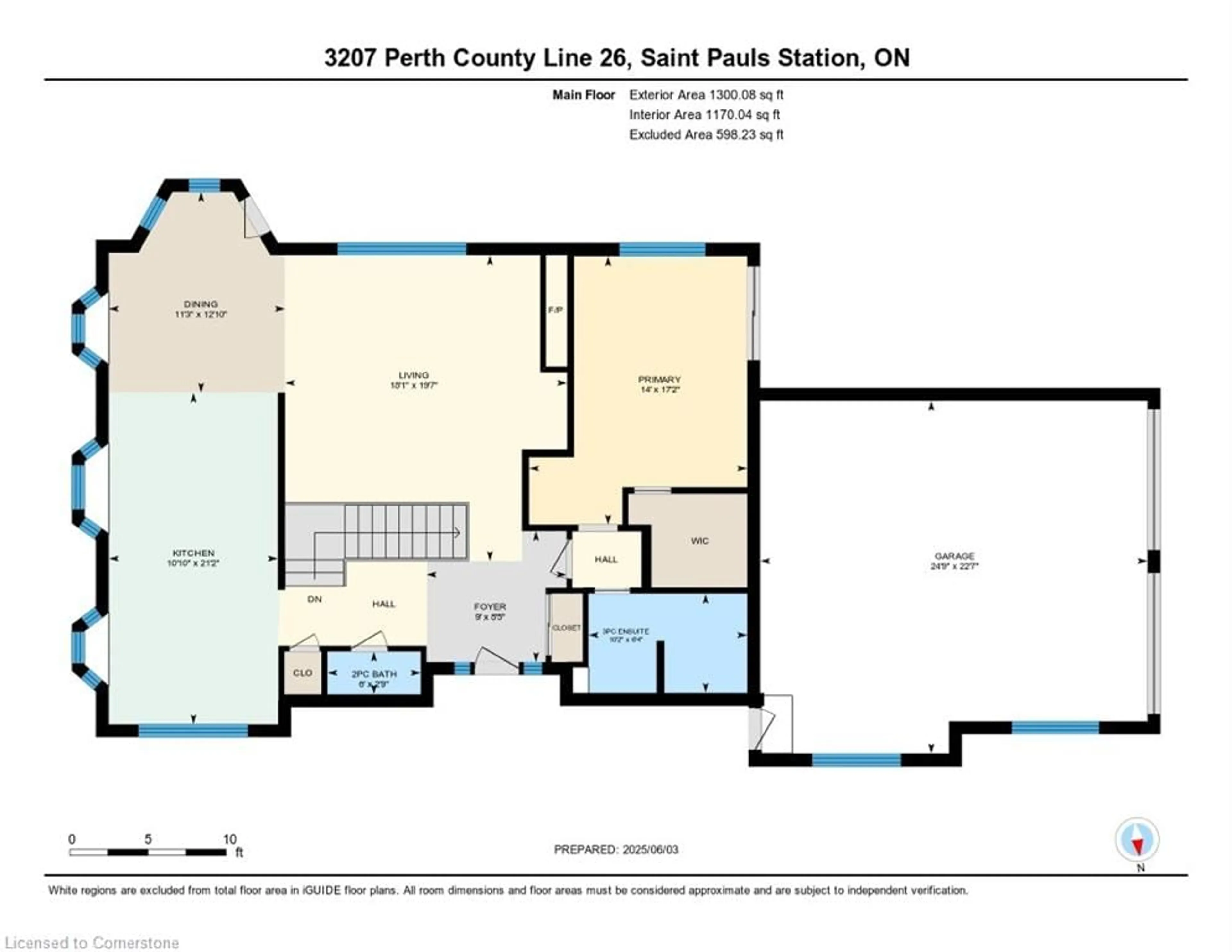 Floor plan for 3207 Perth Line 26, Stratford Ontario N5A 6S3