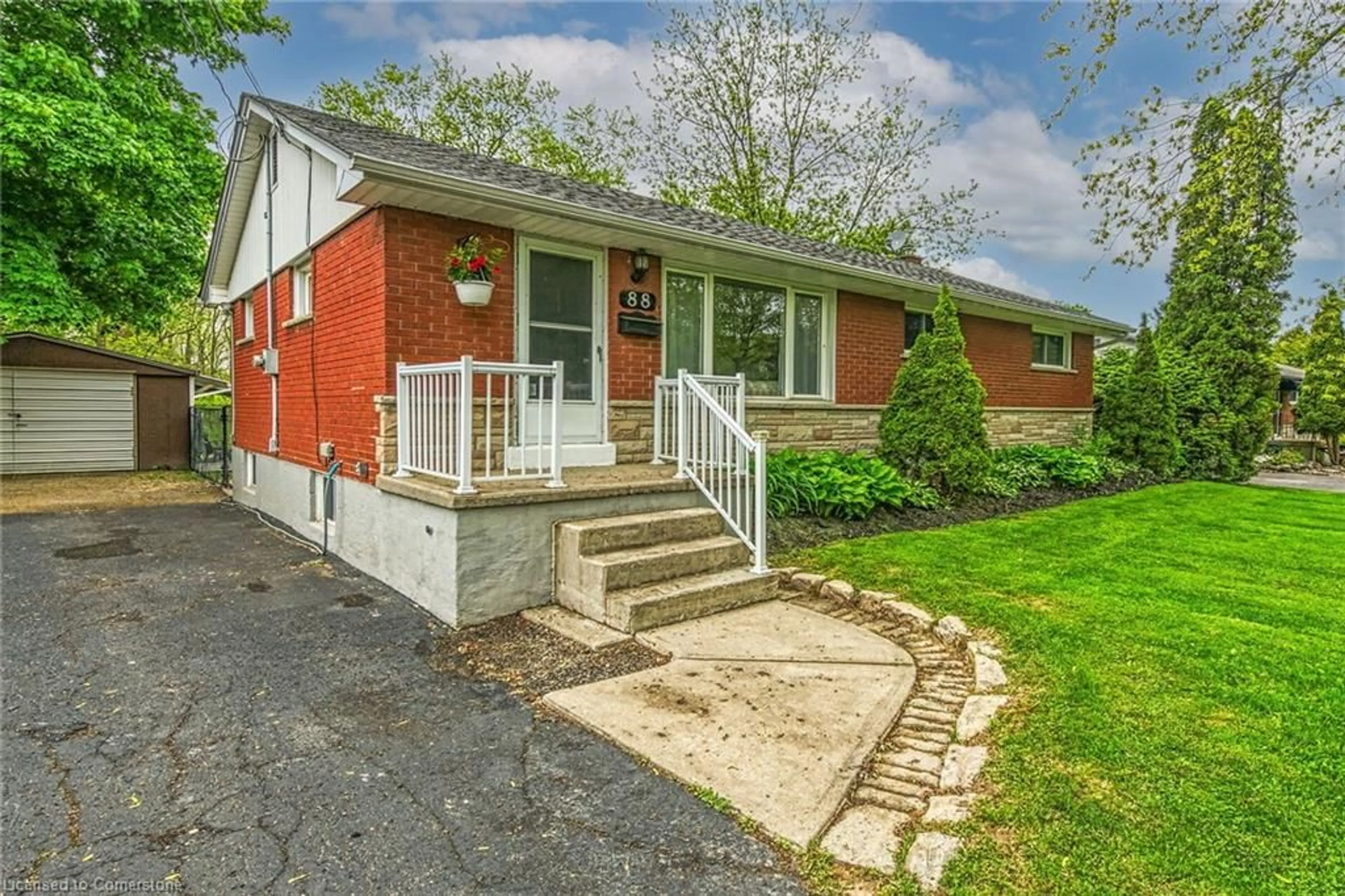 Home with brick exterior material, street for 88 Aldercrest Ave, Hamilton Ontario L9B 1L4