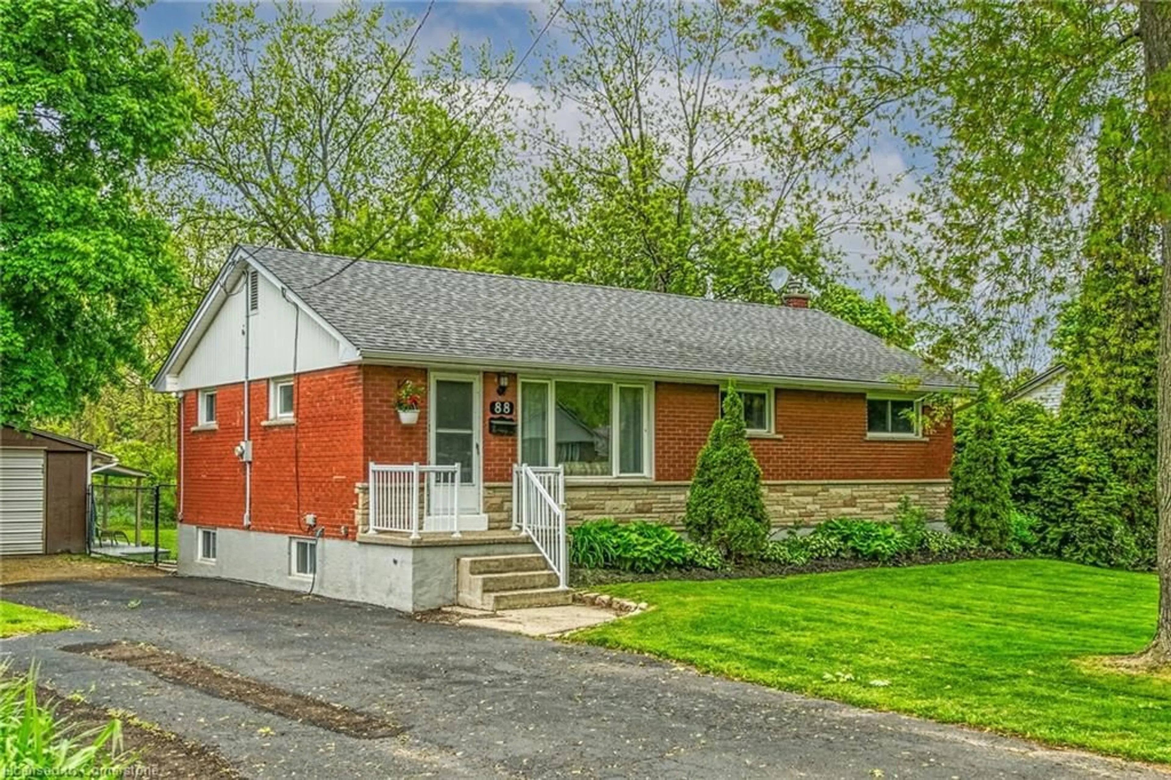 Home with brick exterior material, street for 88 Aldercrest Ave, Hamilton Ontario L9B 1L4
