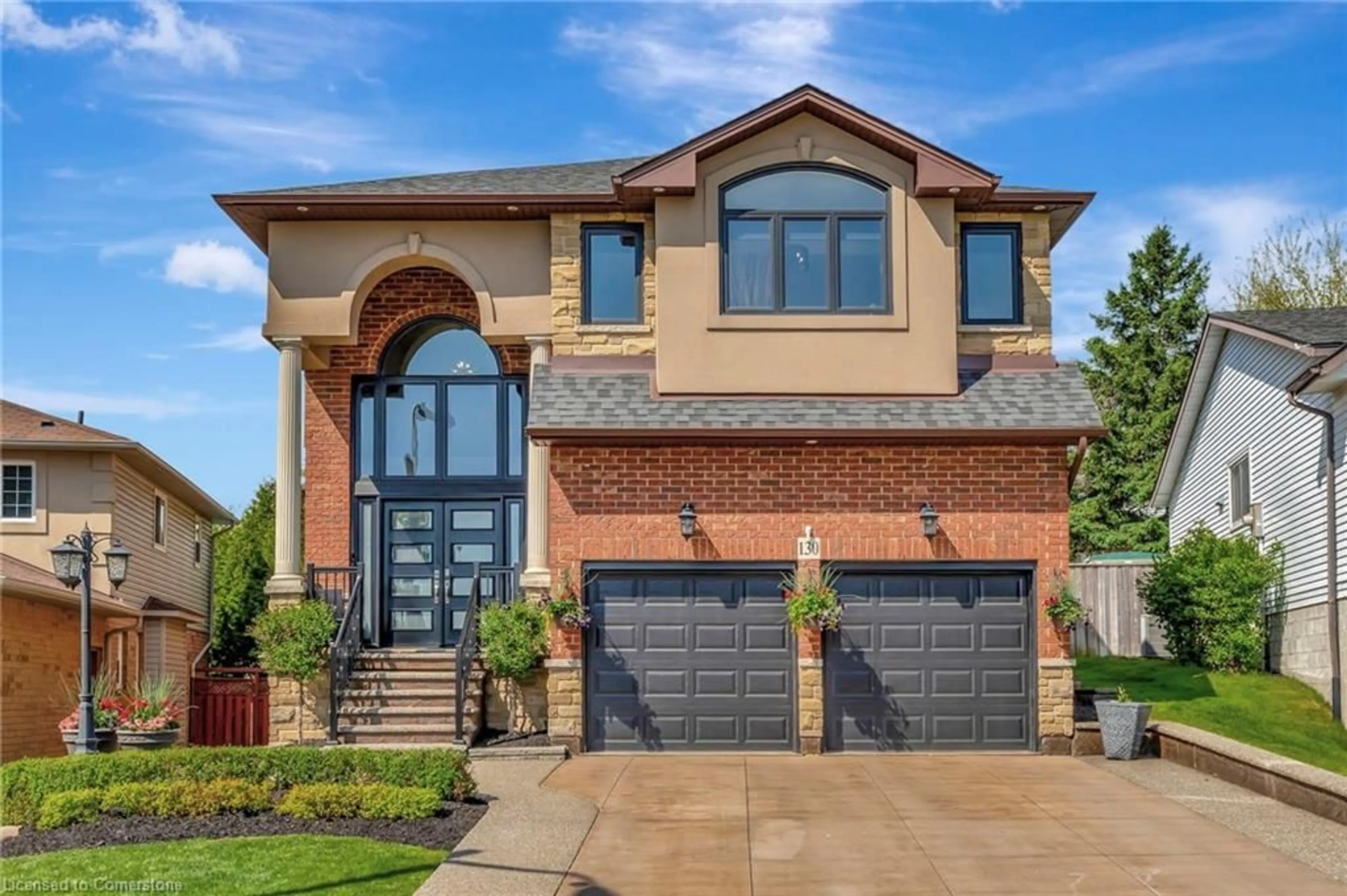 Home with brick exterior material, street for 130 Napoli Dr, Hamilton Ontario L9C 6X2