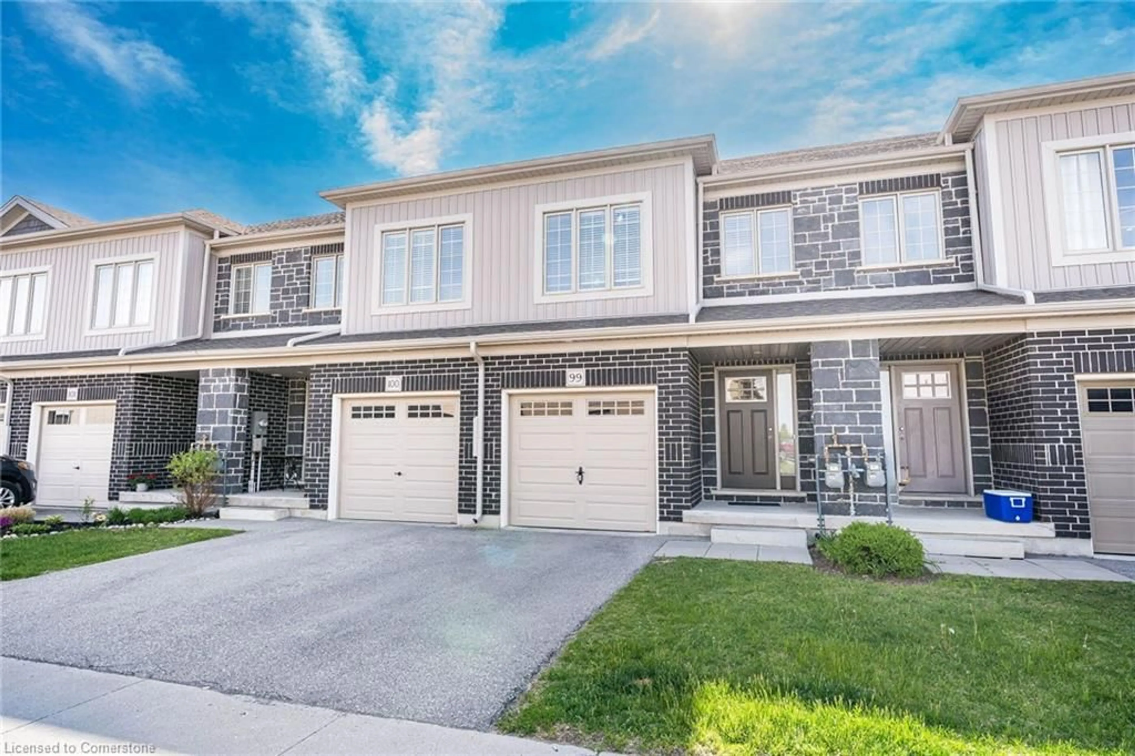 Home with brick exterior material, street for 135 Hardcastle Dr #99, Cambridge Ontario N1S 0B4