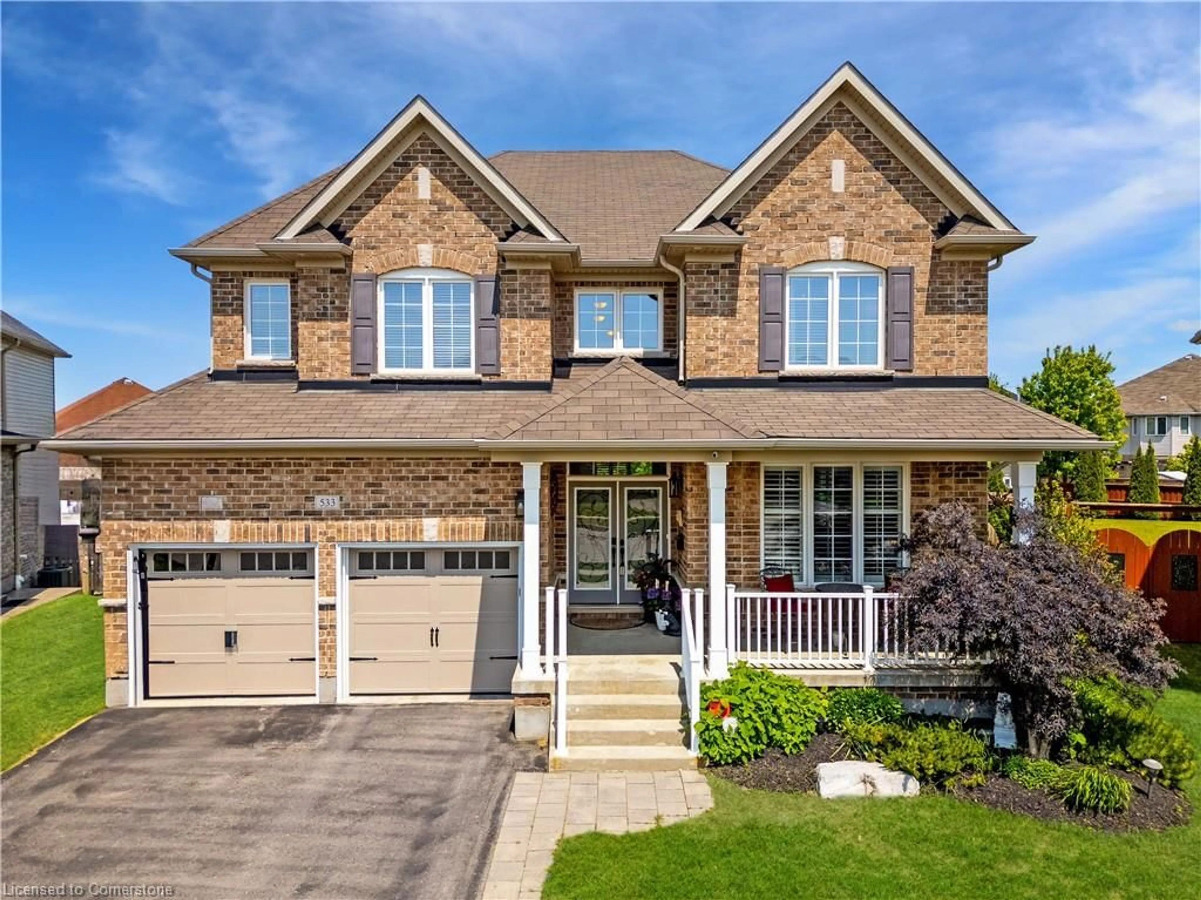 Home with brick exterior material, street for 533 Terrington Cres, Kitchener Ontario N2P 0B9