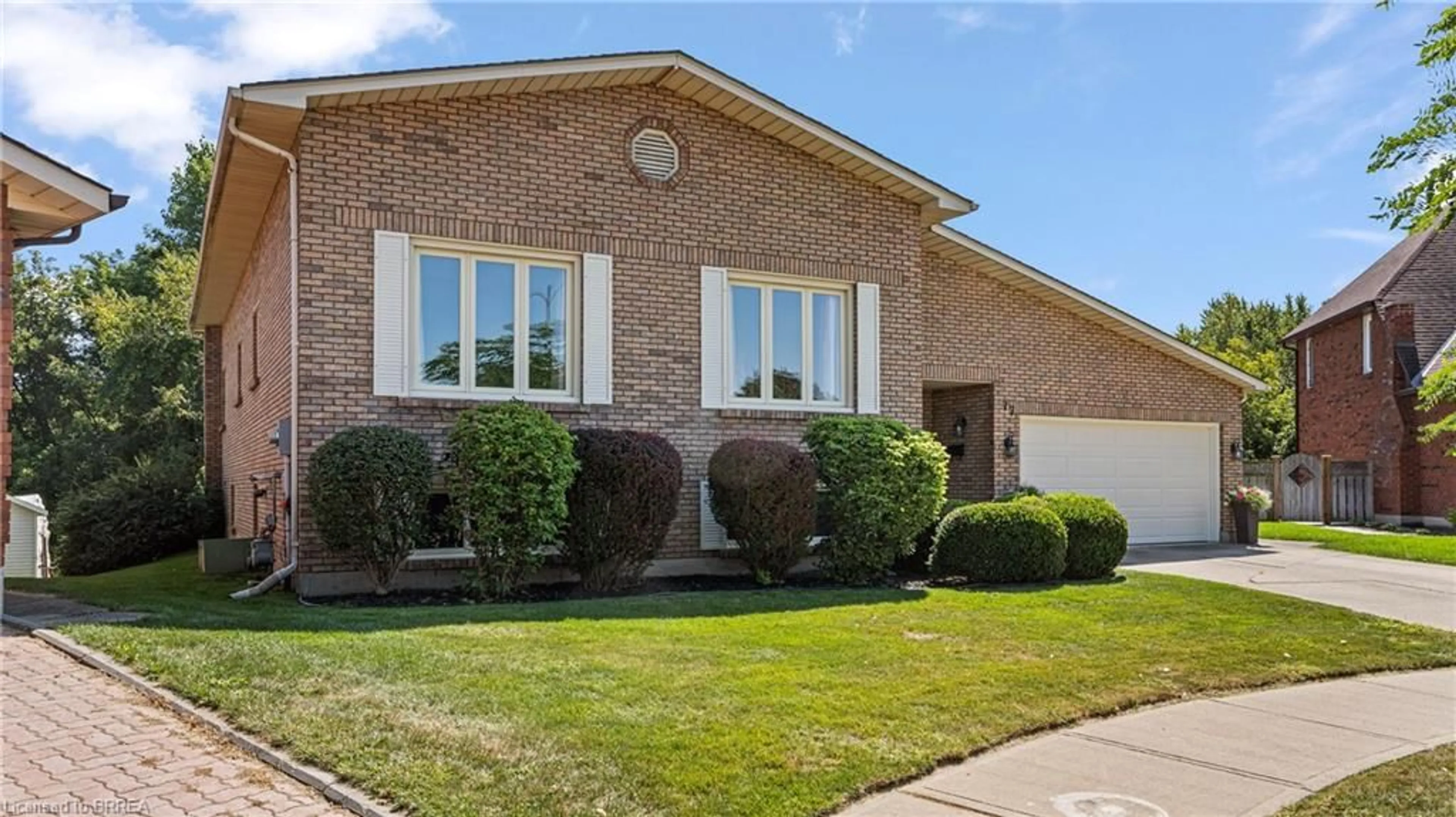 Home with brick exterior material, street for 77 Ludlow Cres, Brantford Ontario N3P 1X2
