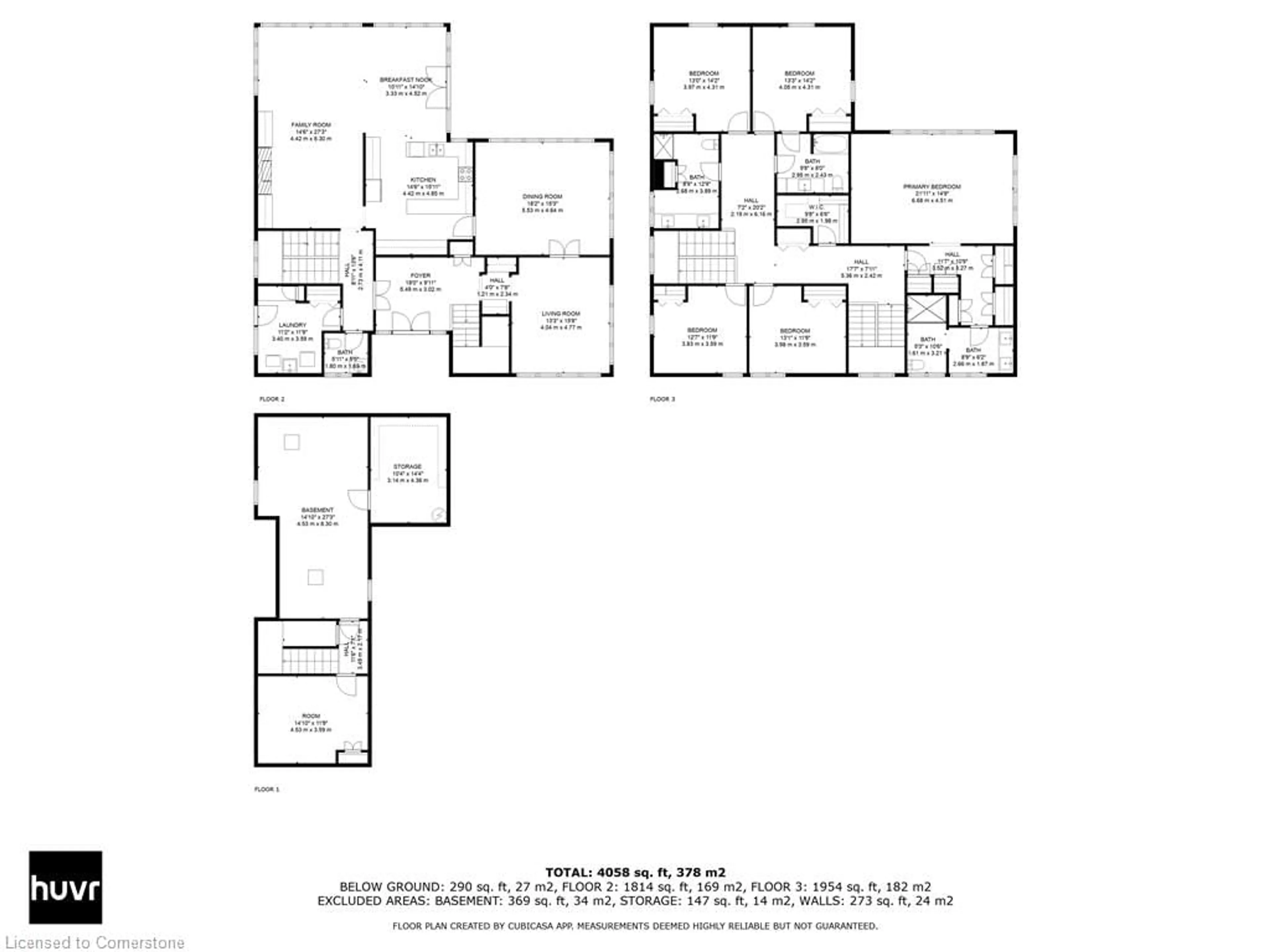 Floor plan for 10 Oak Lane, Fonthill Ontario L0S 1E2