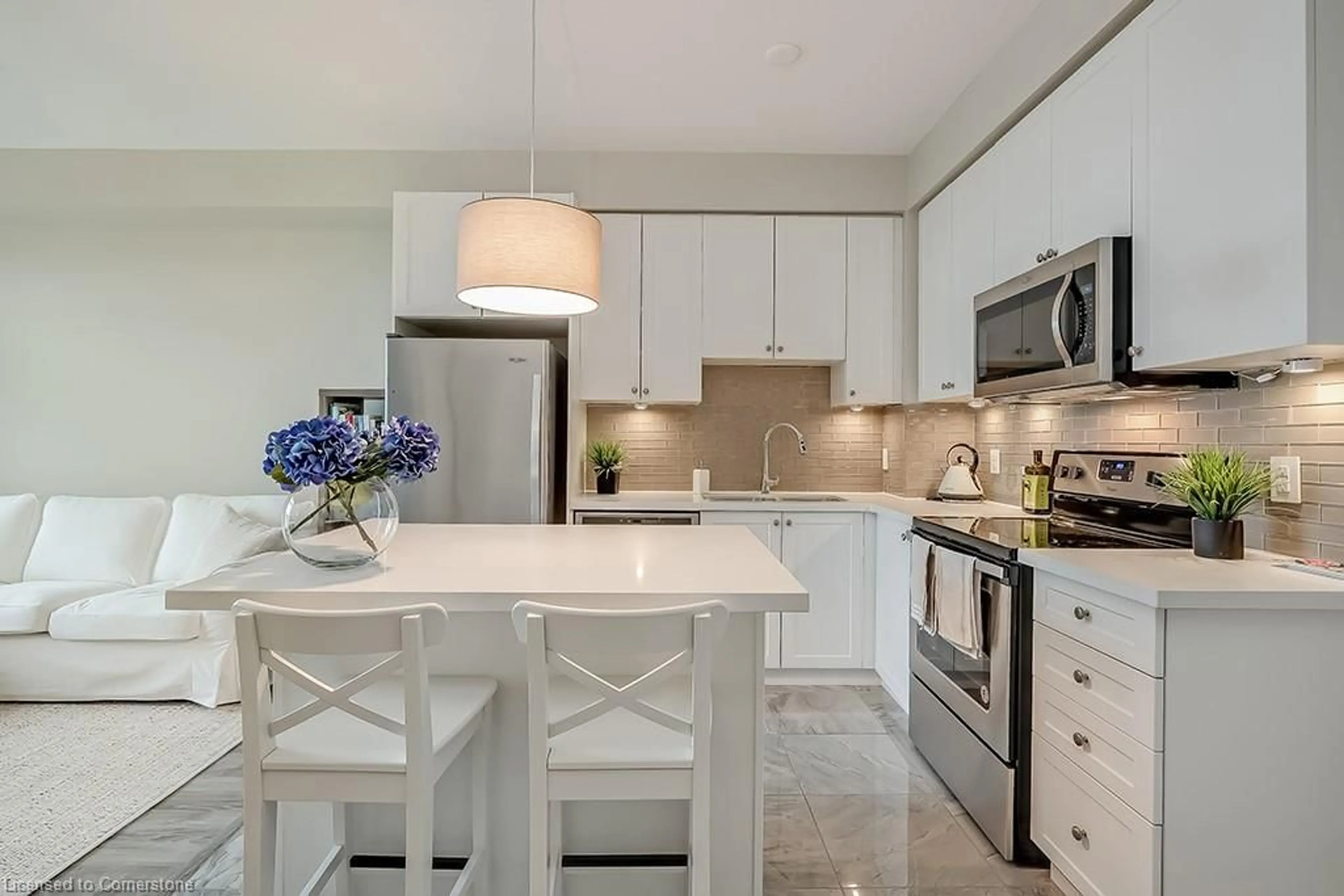 Open concept kitchen, unknown for 2486 Old Bronte Rd #707, Oakville Ontario L6M 4J2