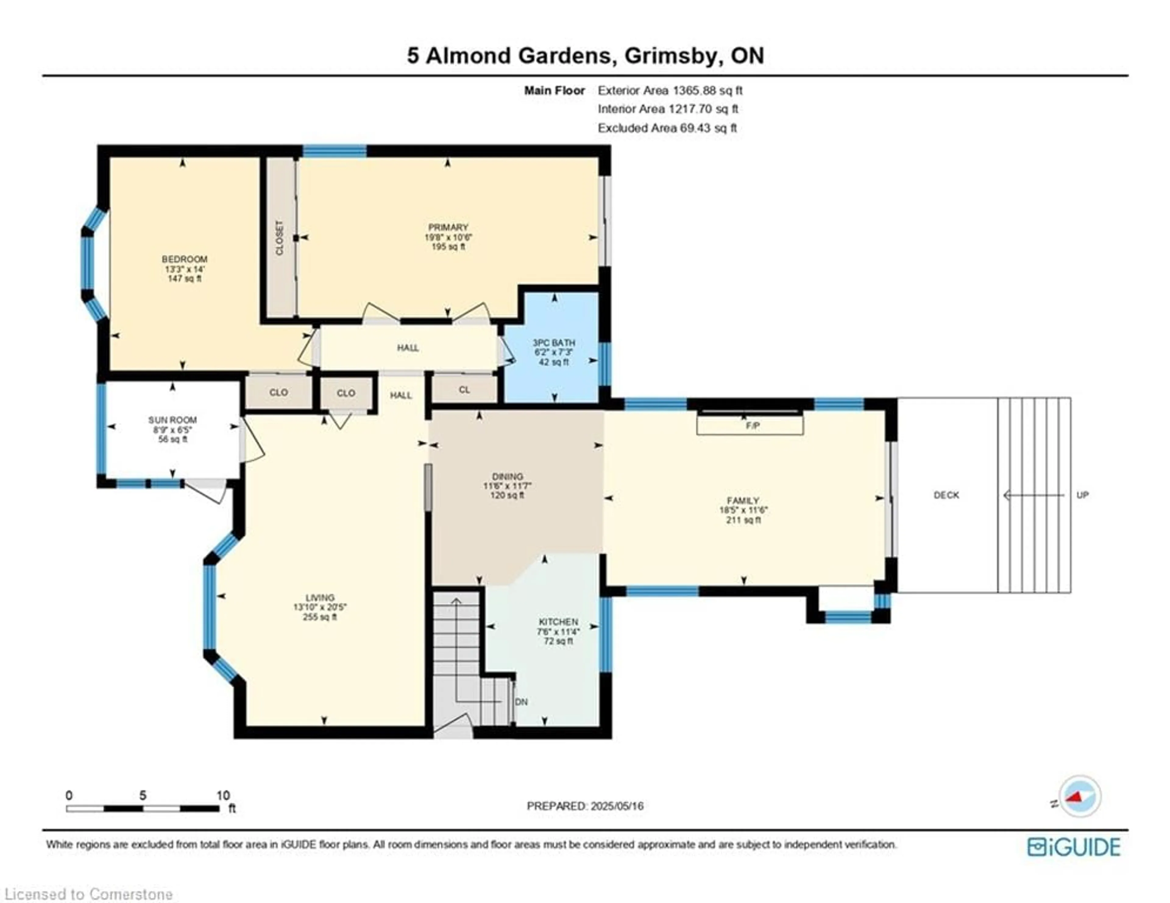 Floor plan for 5 Almond Gdns, Grimsby Ontario L3M 2J9