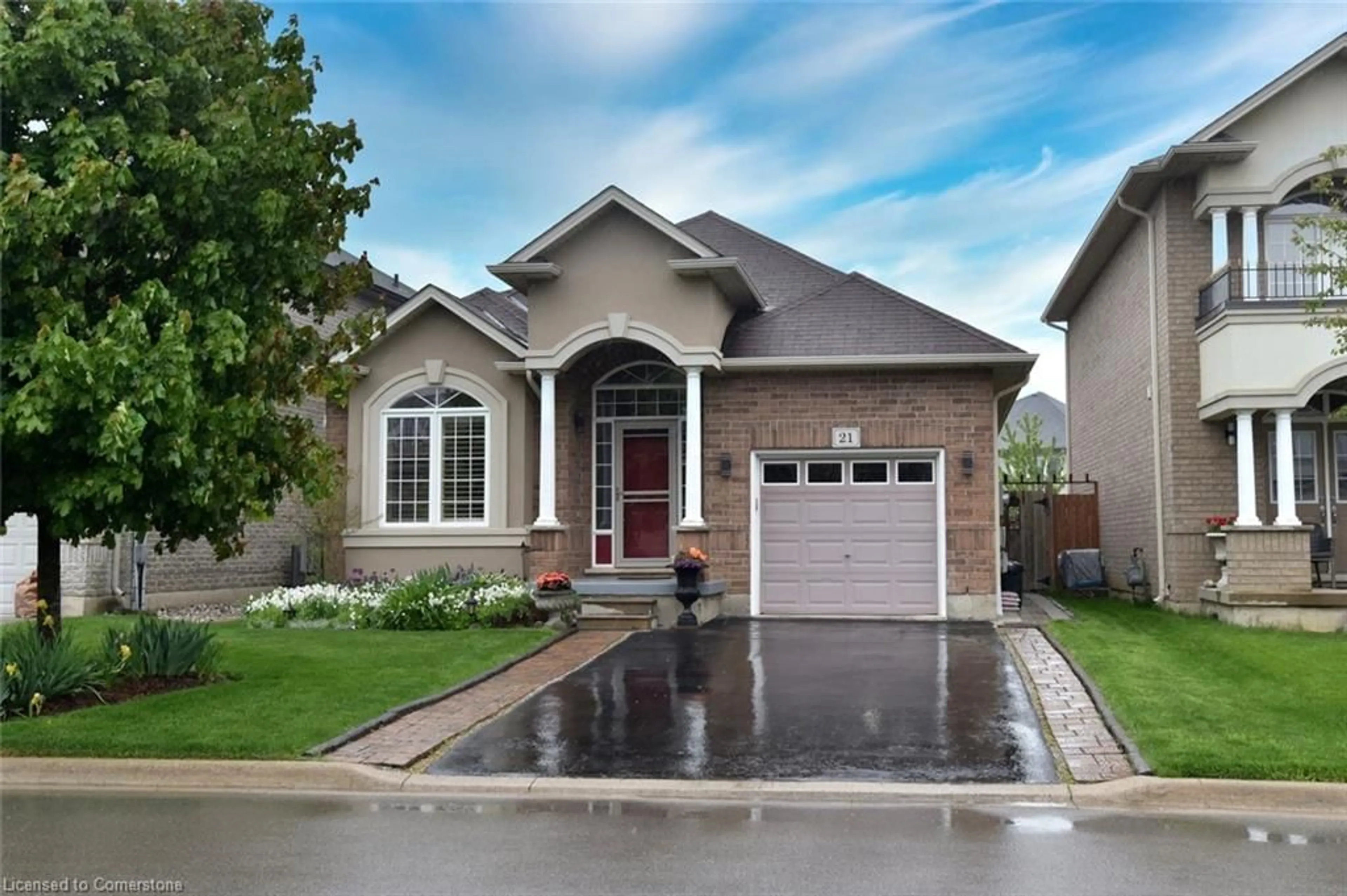 Home with brick exterior material, street for 21 Guest St, Ancaster Ontario L9K 0G2