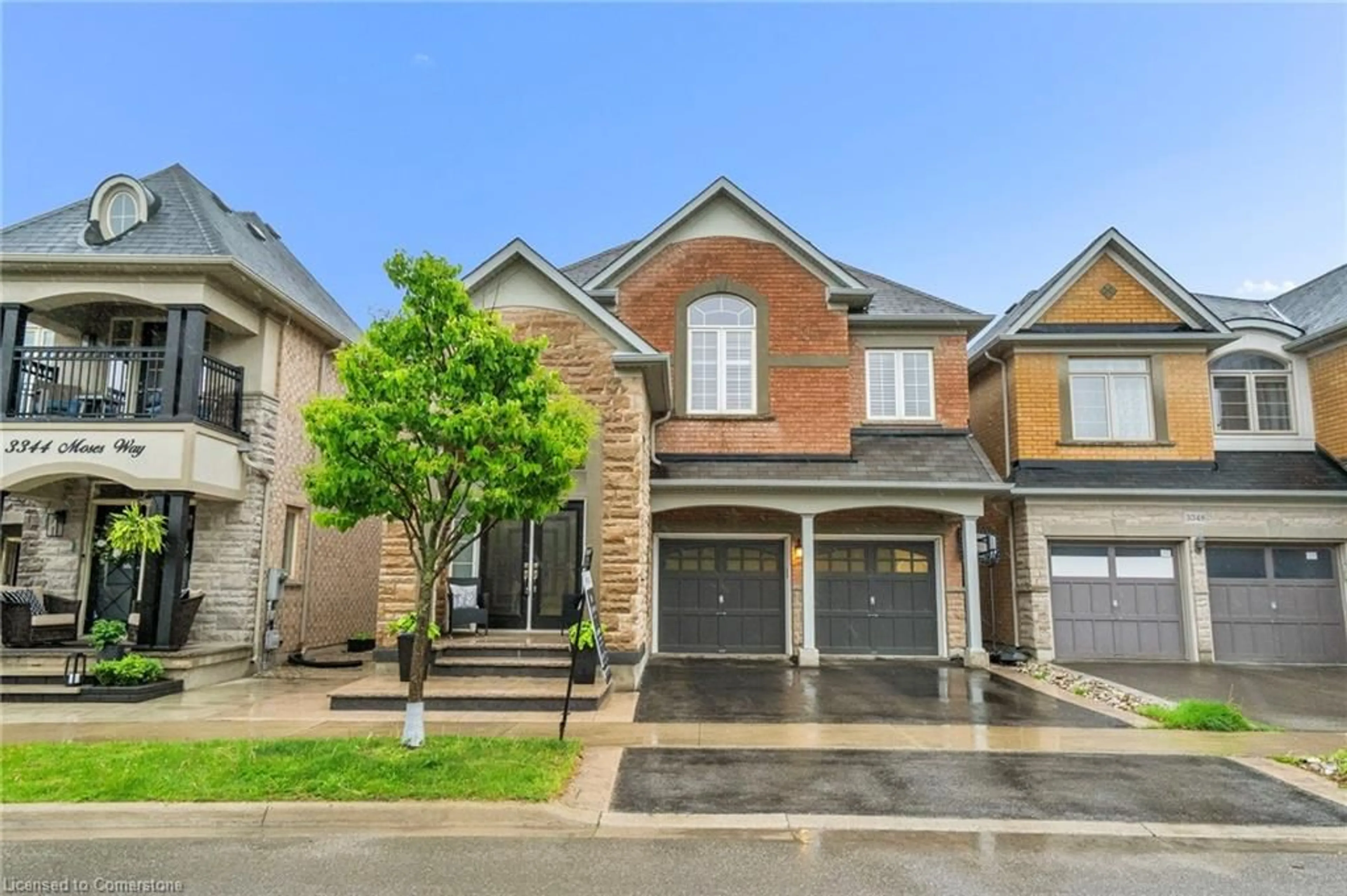 Home with brick exterior material, street for 3346 Moses Way, Burlington Ontario L7M 0L4