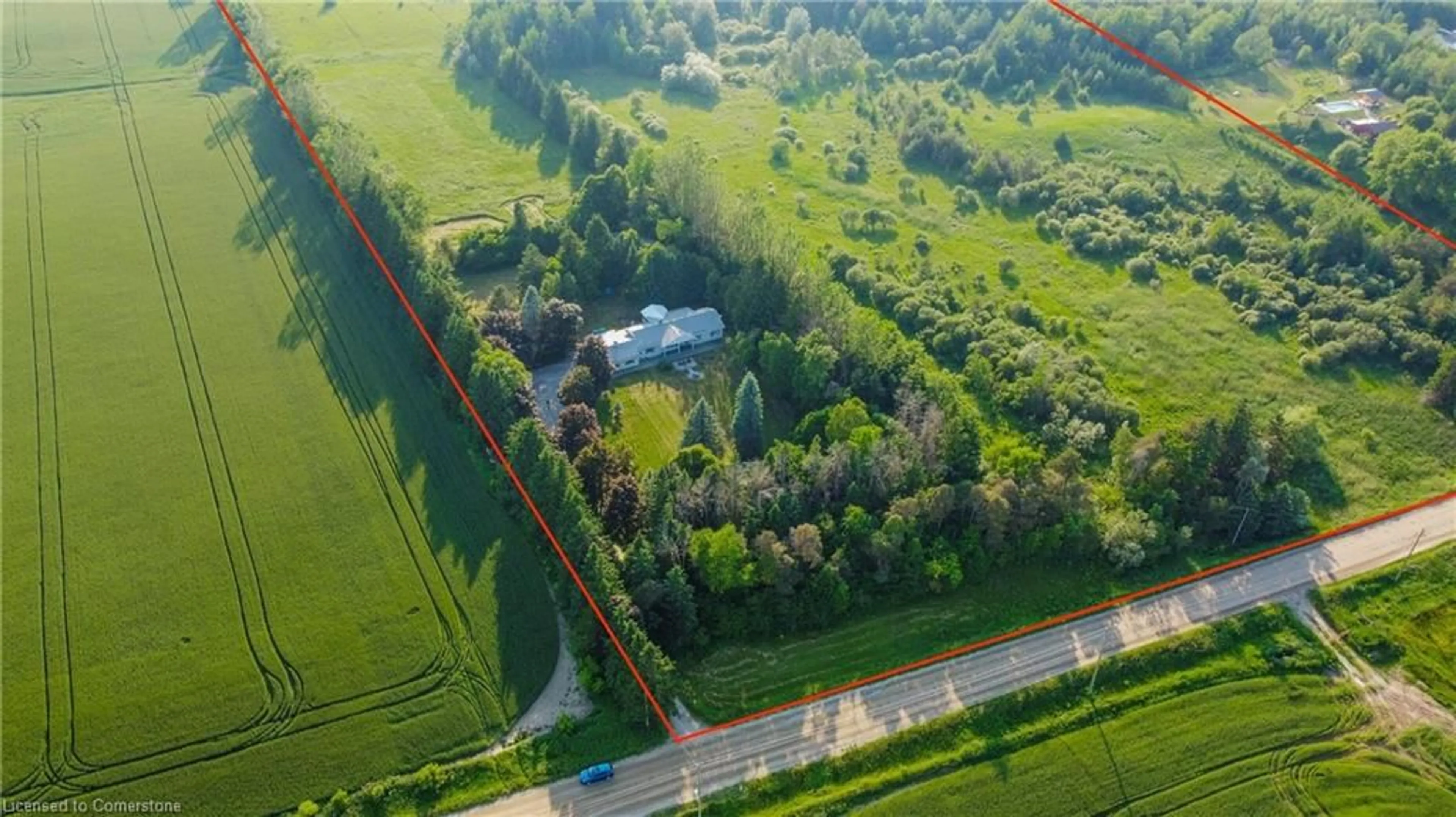 A pic from outside/outdoor area/front of a property/back of a property/a pic from drone, unknown for 515490 2nd Line, Amaranth Ontario L9V 1L6
