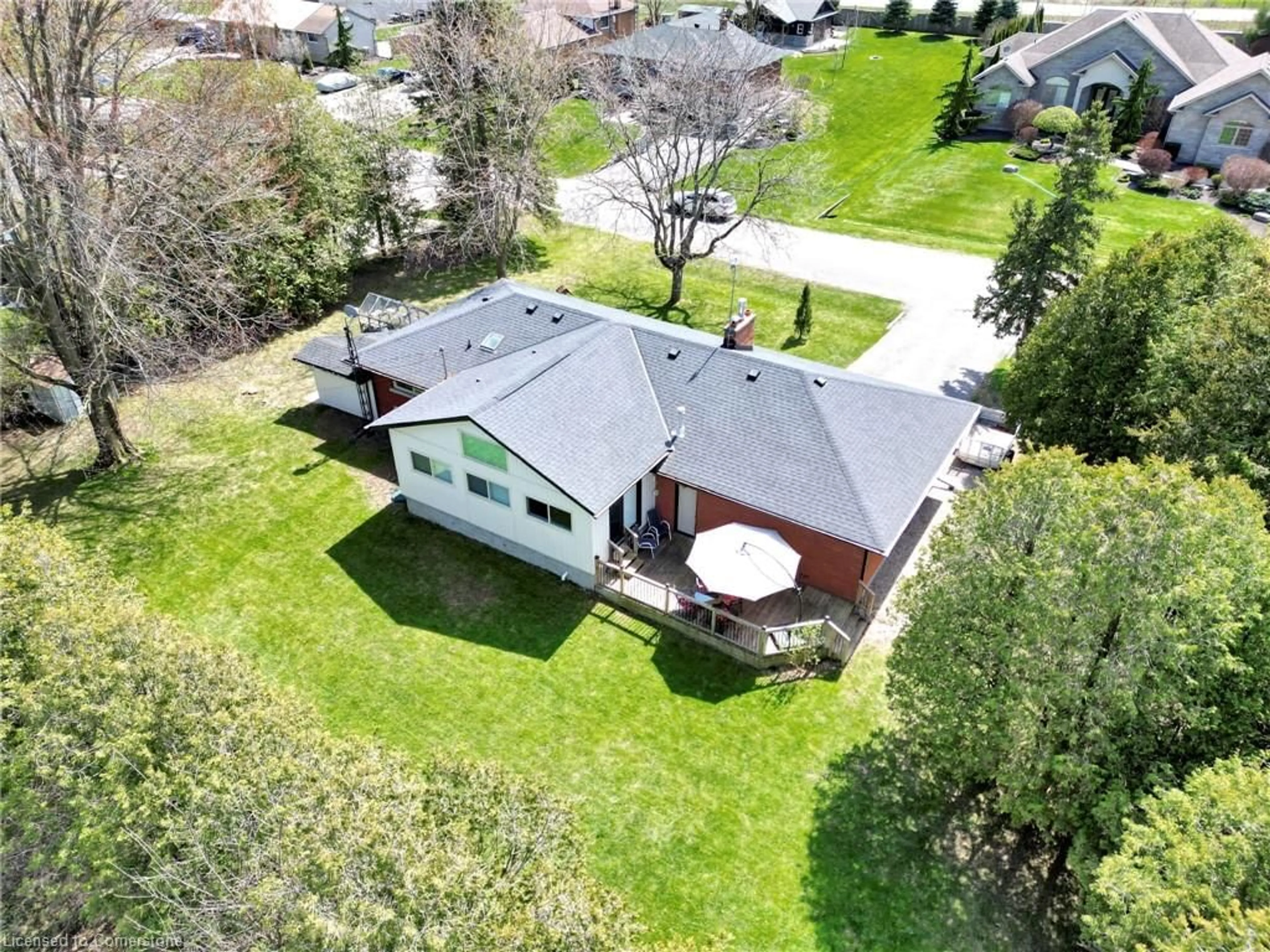 A pic from outside/outdoor area/front of a property/back of a property/a pic from drone, street for 26 Davies St, Cambridge Ontario N1R 5S2