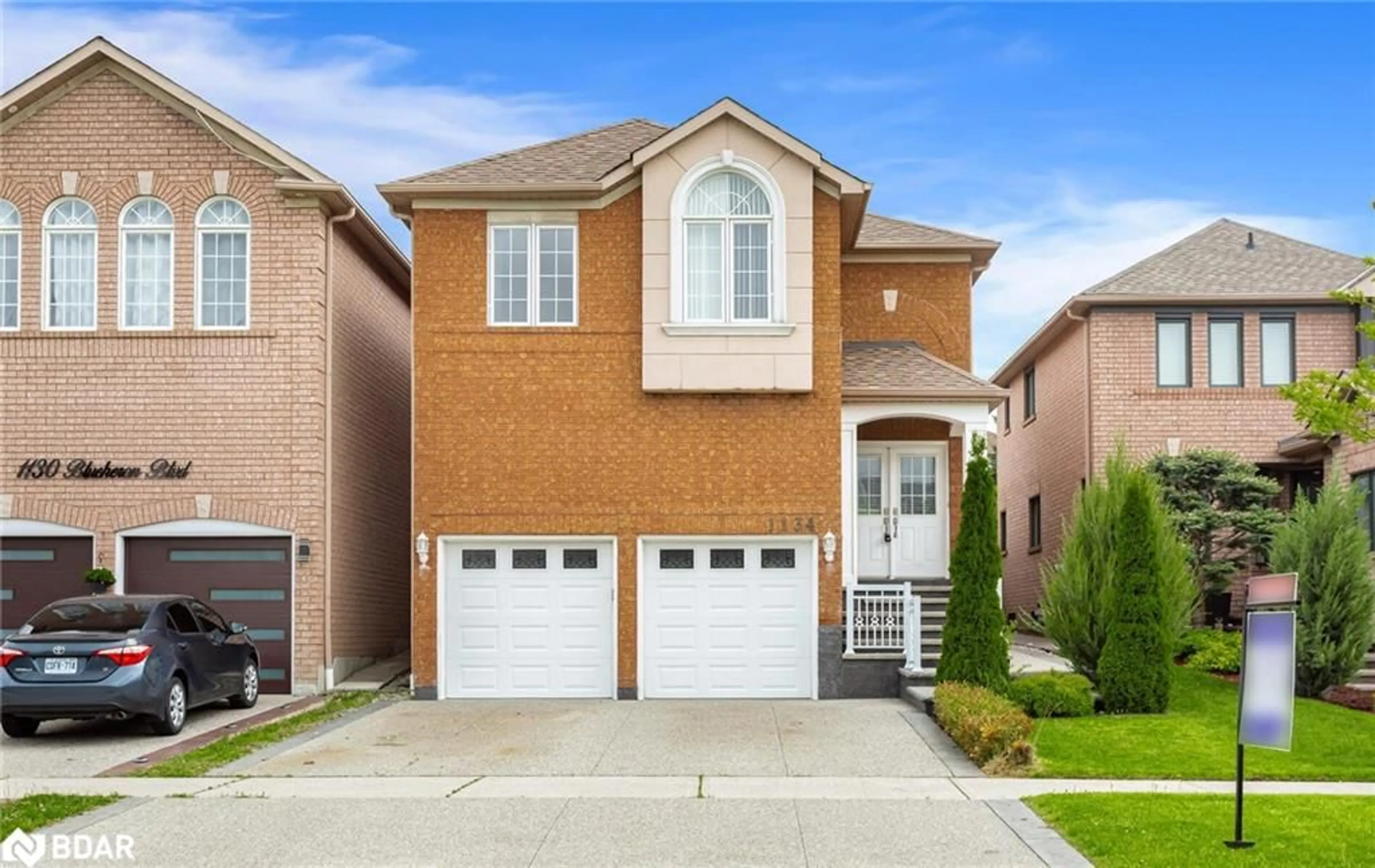 Home with brick exterior material, street for 1134 Blueheron Cres, Mississauga Ontario L5V 2J7