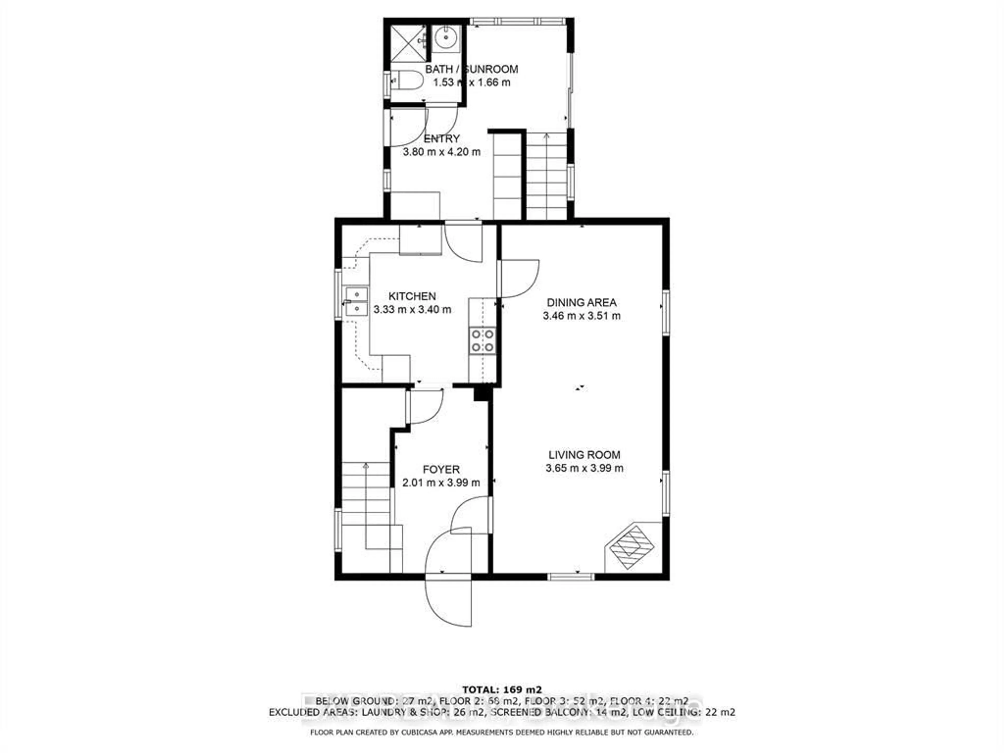 Floor plan for 12 Elizabeth St, Creemore Ontario L0M 1G0
