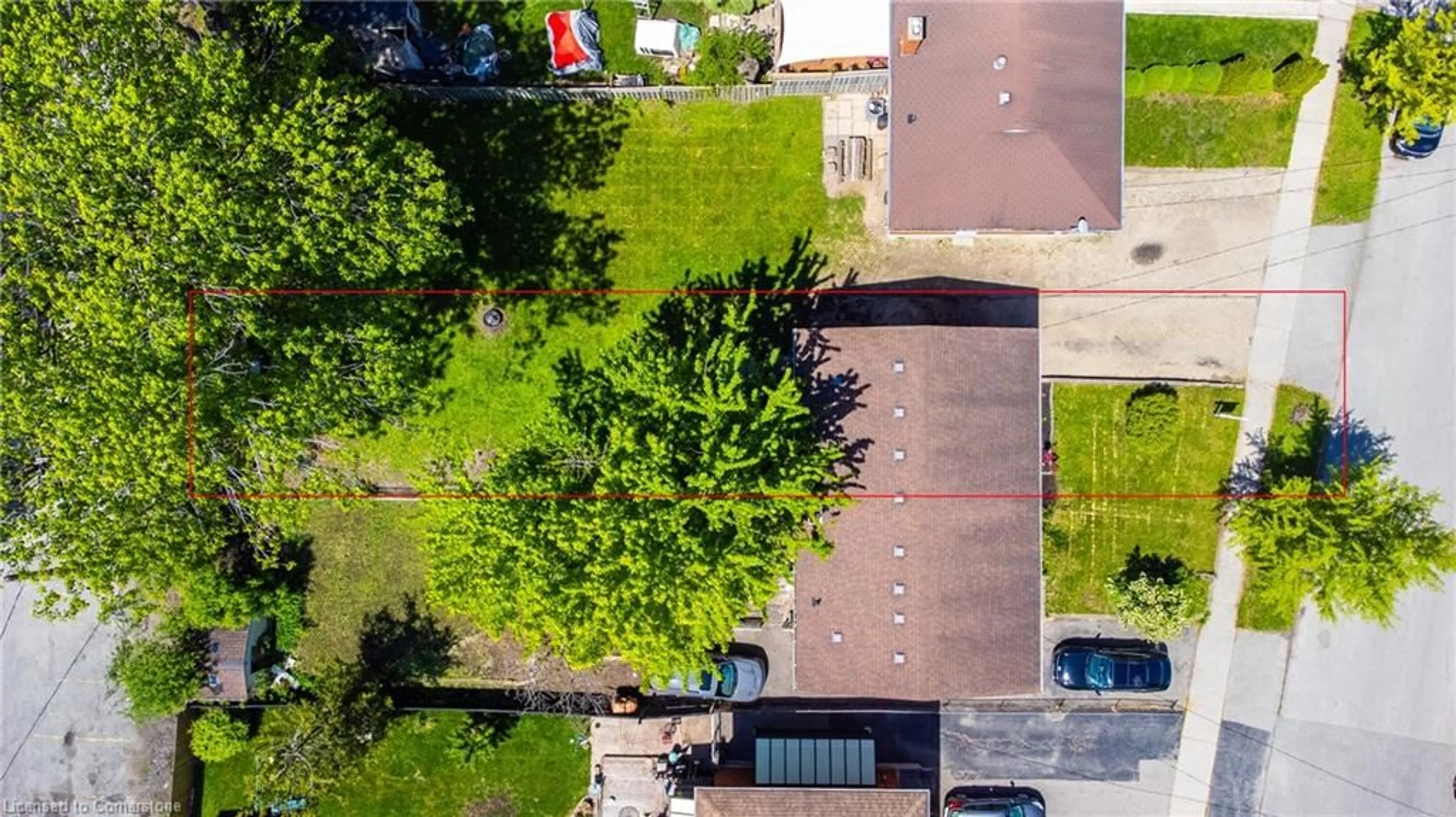 A pic from outside/outdoor area/front of a property/back of a property/a pic from drone, city buildings view from balcony for 327 Prospect Ave, Kitchener Ontario N2A 1C6