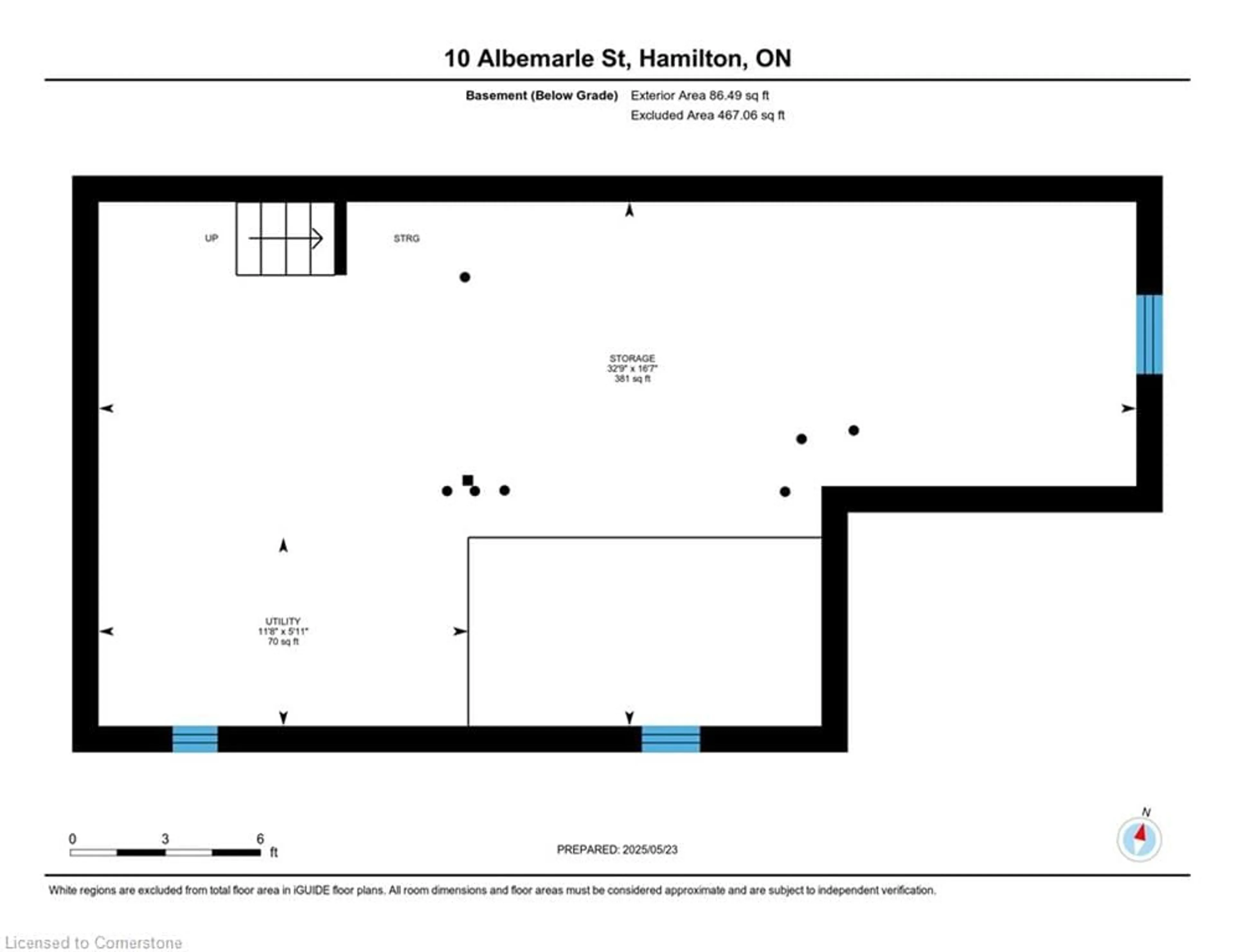Floor plan for 10 Albemarle St, Hamilton Ontario L8L 7G3