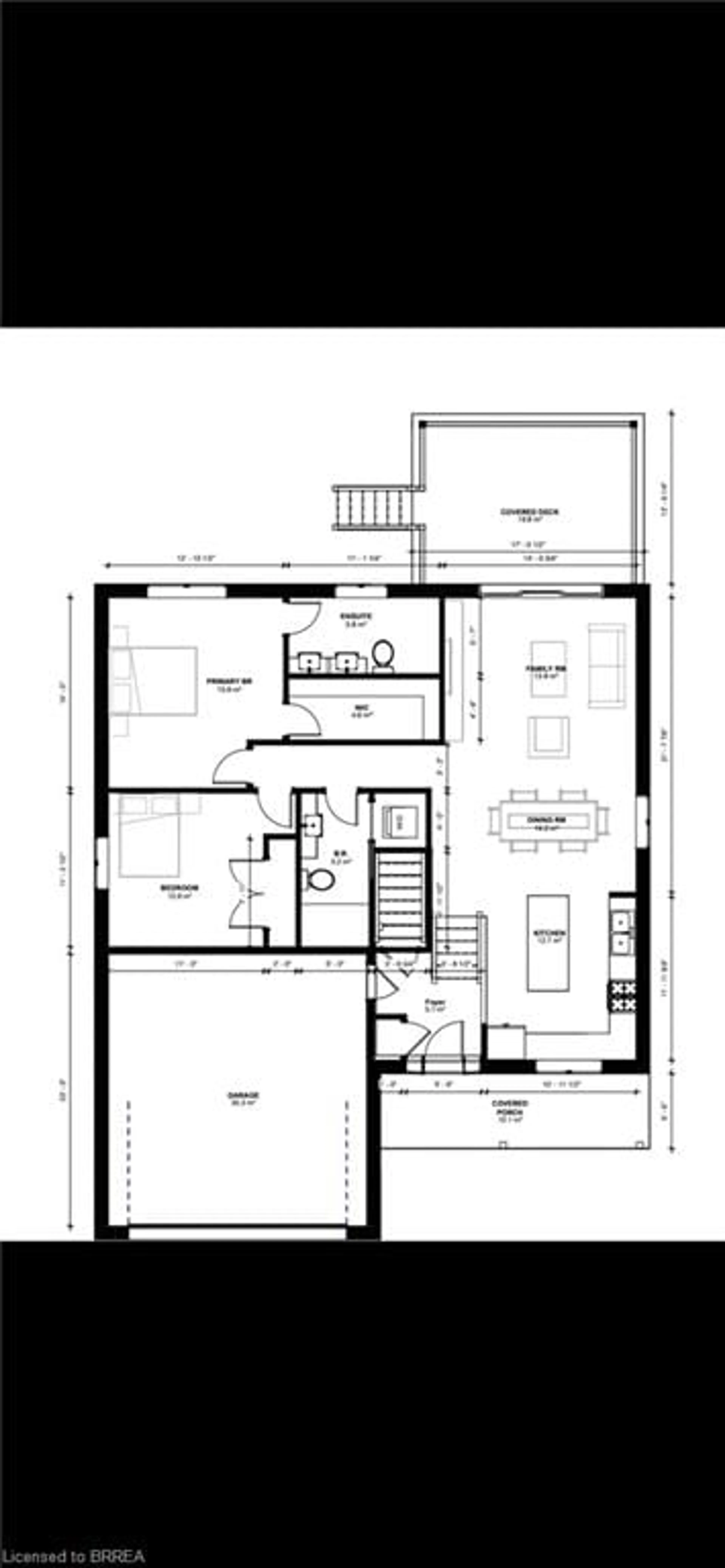 Floor plan for 102 Vanrooy Trail, Waterford Ontario N03 1Y0