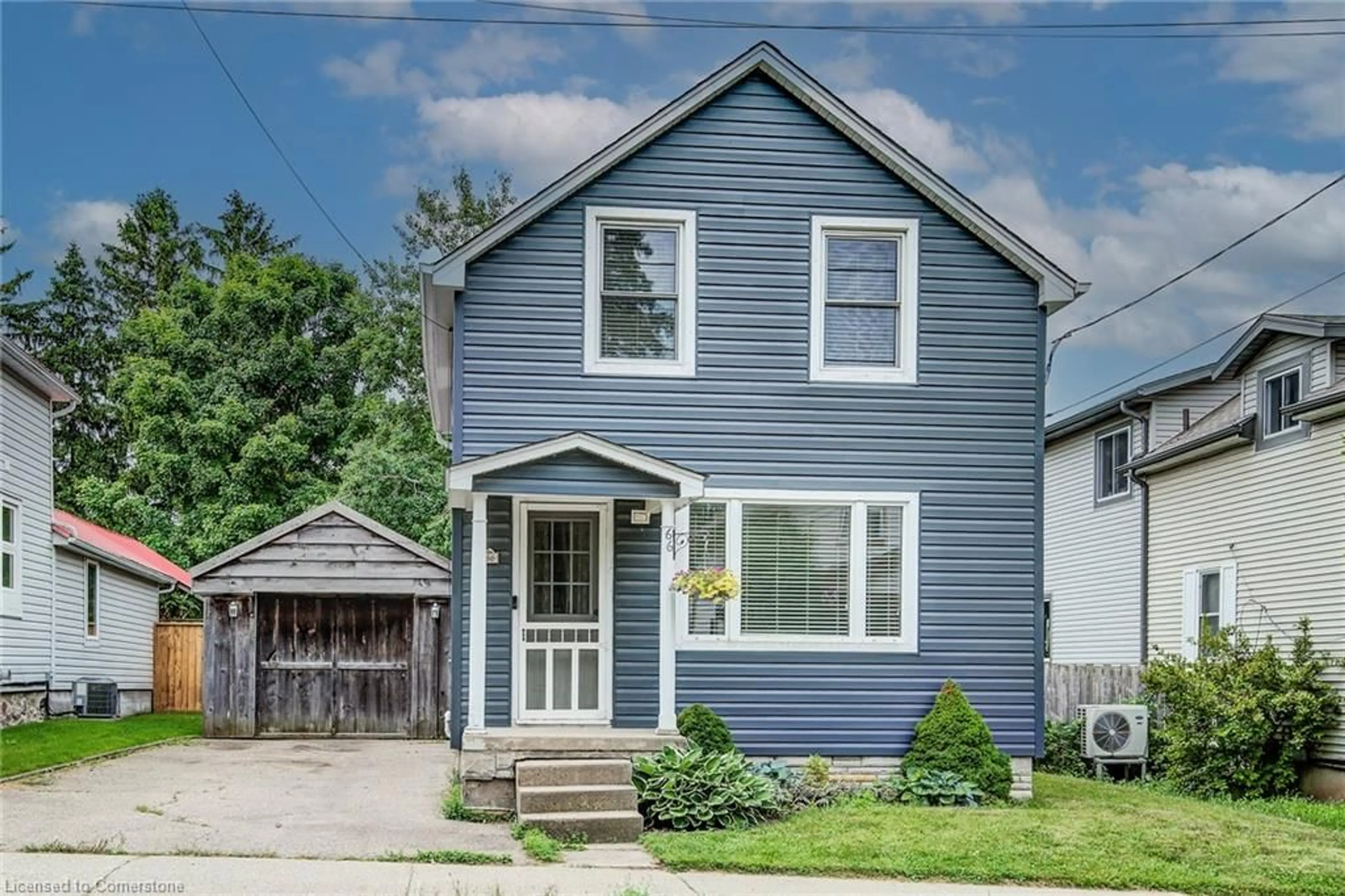 Home with vinyl exterior material, street for 66 Brewery St, Baden Ontario N3A 2S7
