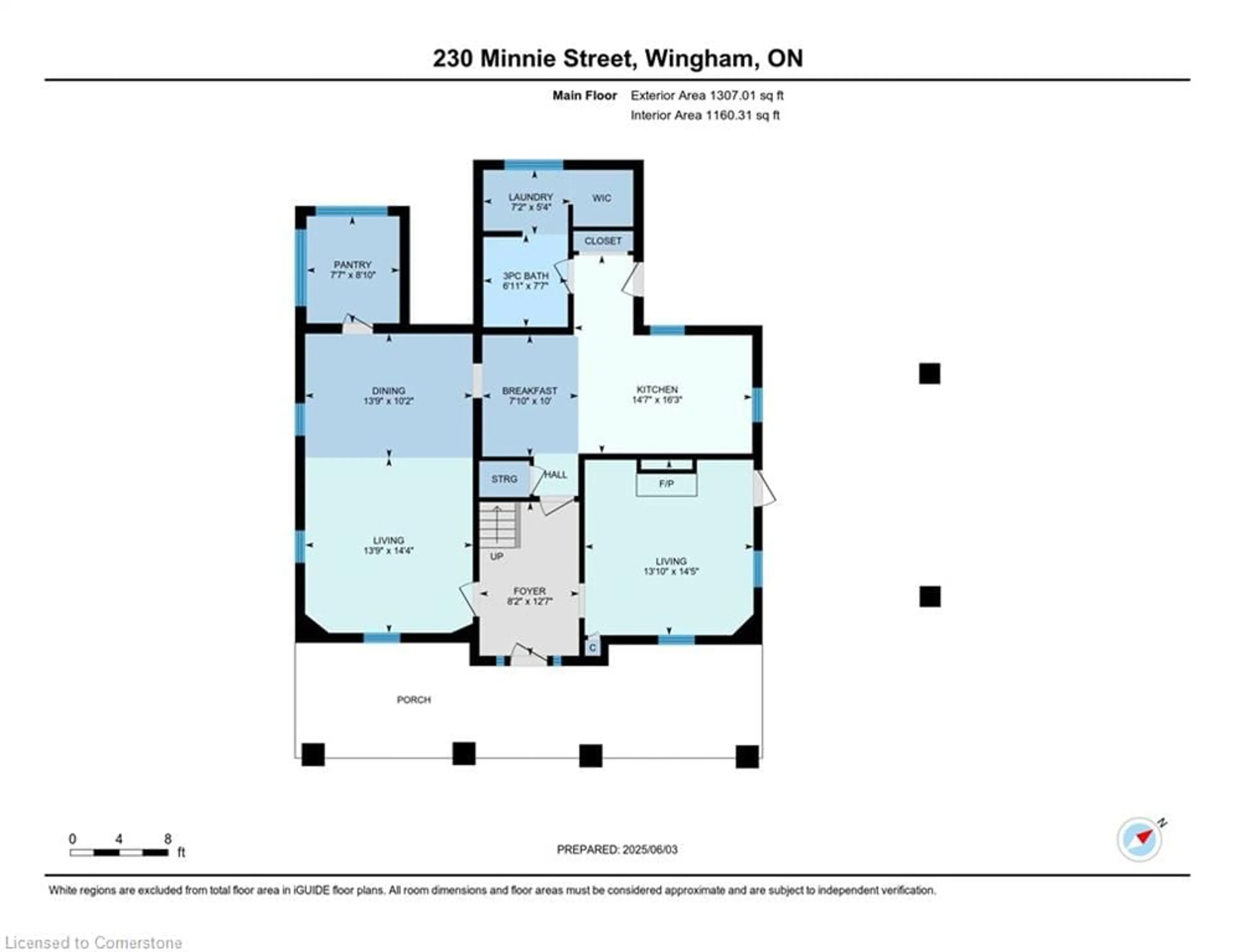 Floor plan for 230 Minnie St, Wingham Ontario N0G 2W0