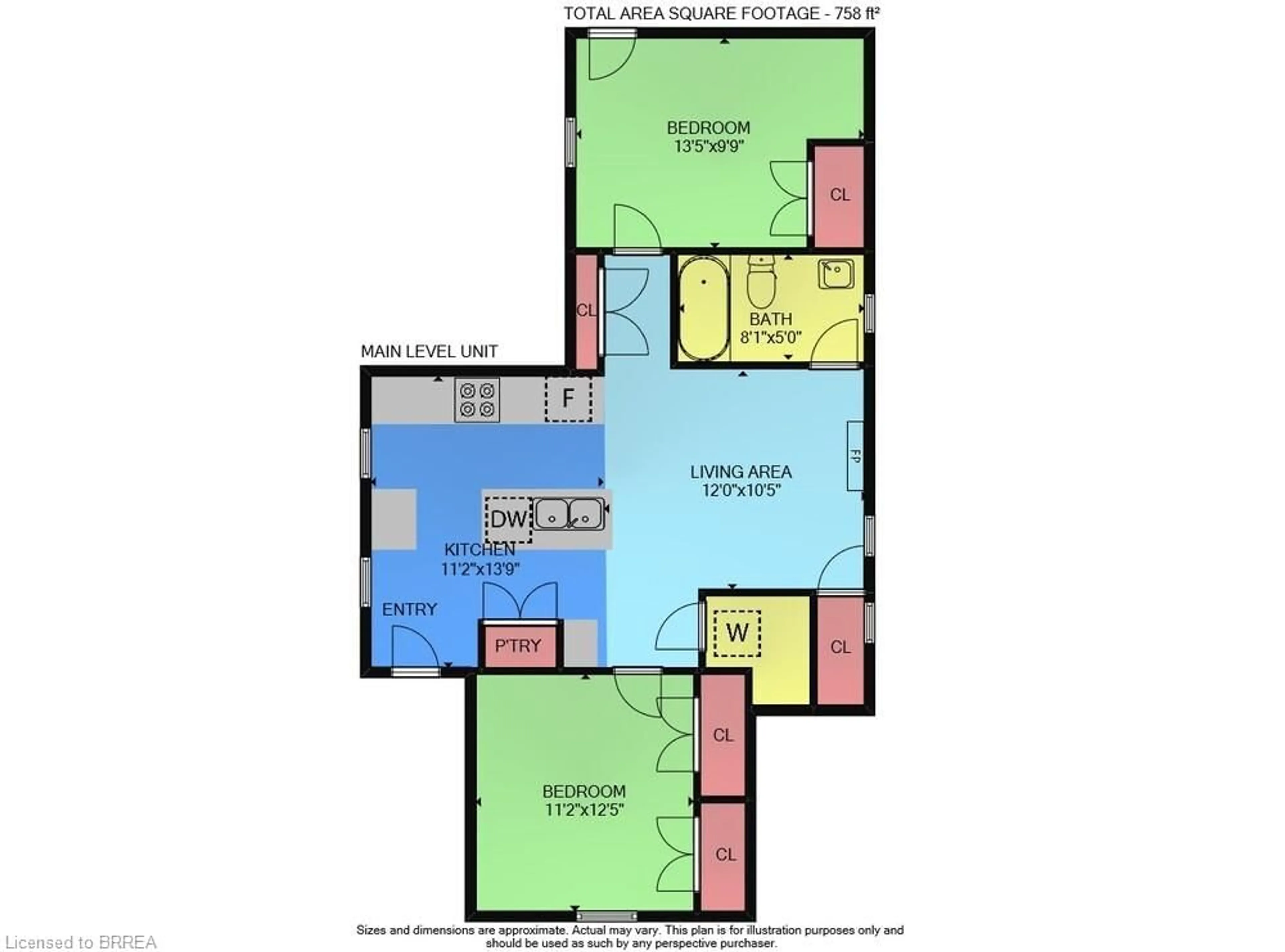 Floor plan for 98 Grand River Ave, Brantford Ontario N3T 4X4