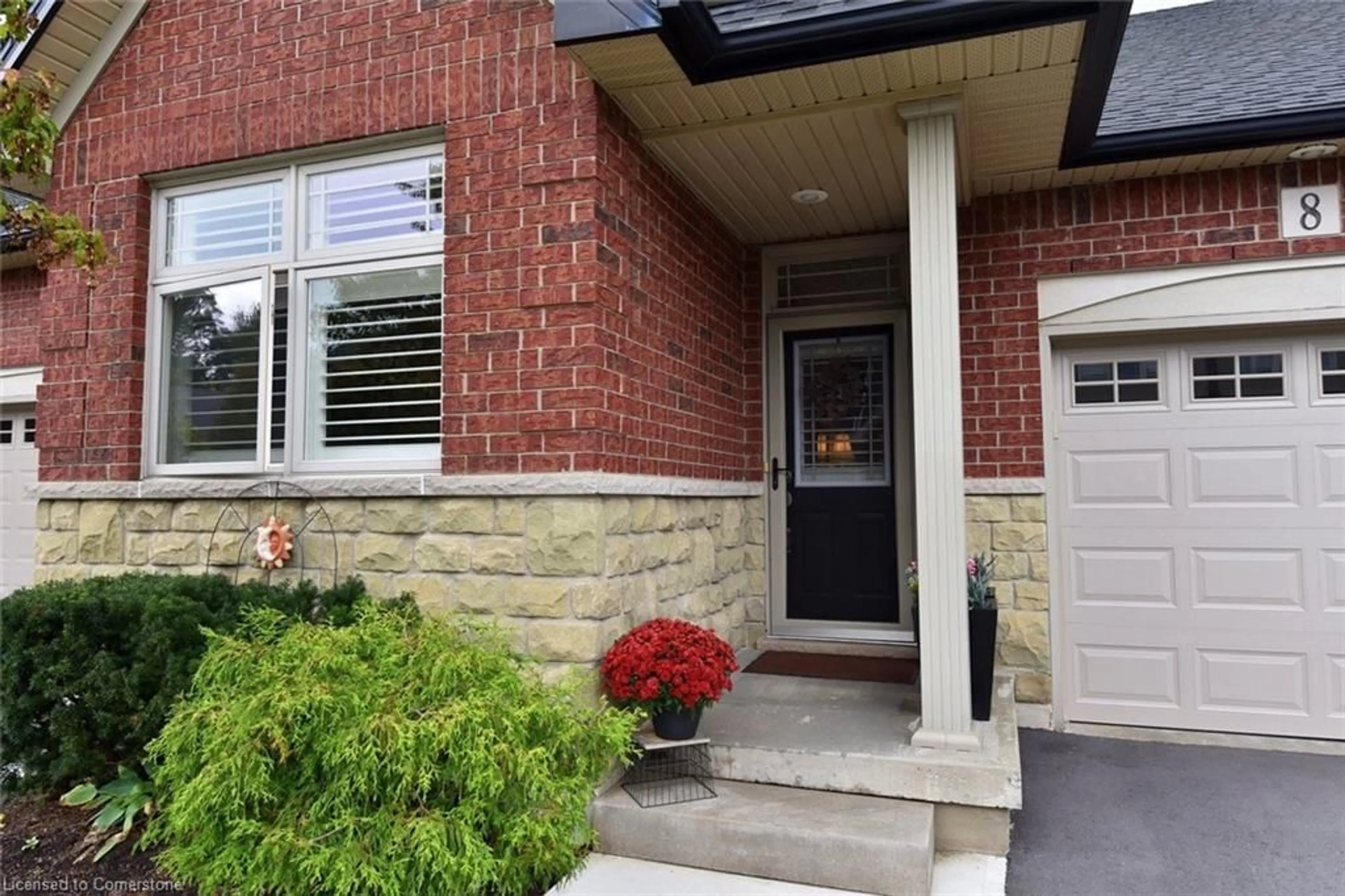 Home with brick exterior material, street for 8 Carmichael Trail, Ancaster Ontario L9K 0A1